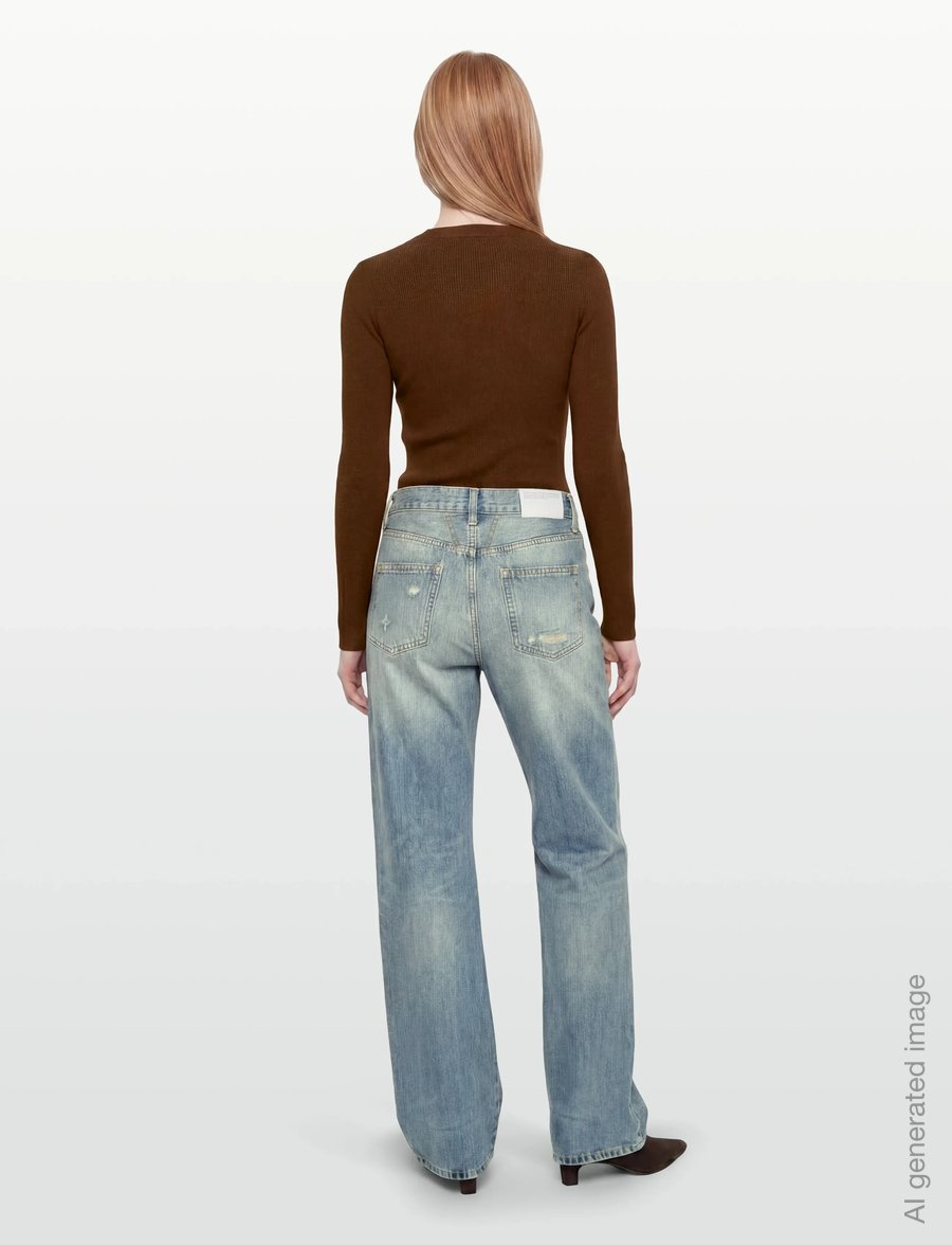 Closed - X-POSE JEANS LIGHT BLUE - mom jeans - light blue - 4