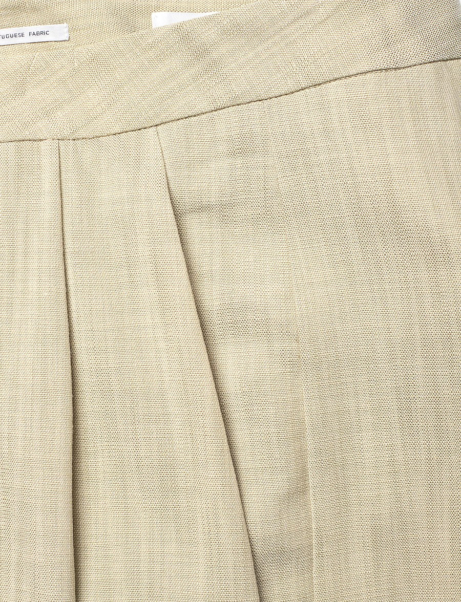 Closed - ZOLA PANTS LIGHT MOSS GREEN - hosen mit weitem bein - light moss green - 5
