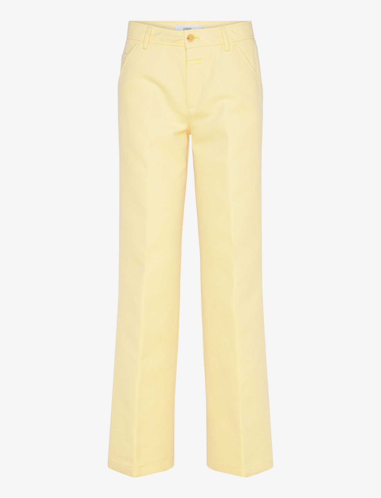 Closed - CHOLET PANTS YELLOW ORCHID - bukser med lige ben - yellow orchid - 1