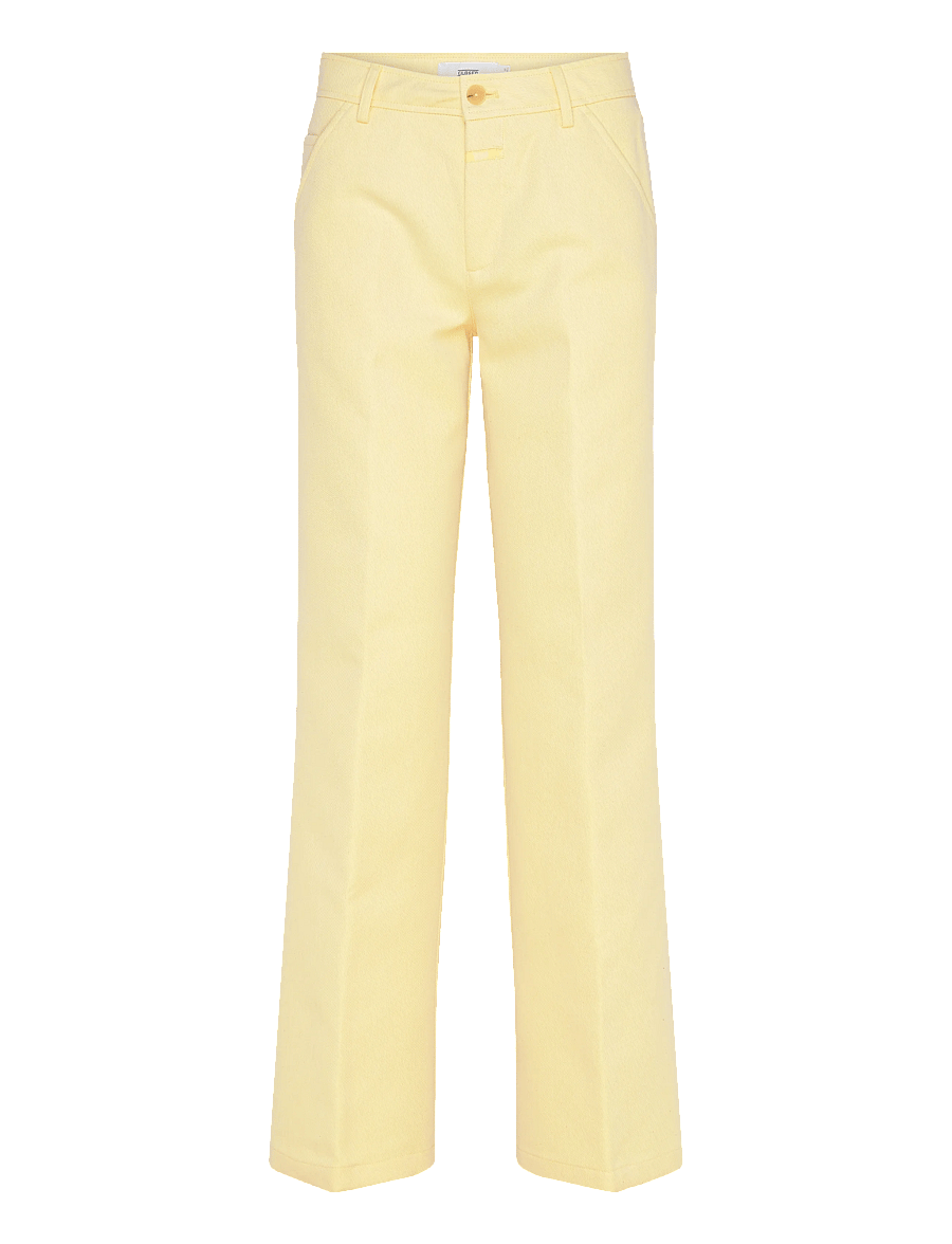 Closed - CHOLET PANTS YELLOW ORCHID - sirged püksid - yellow orchid - 1