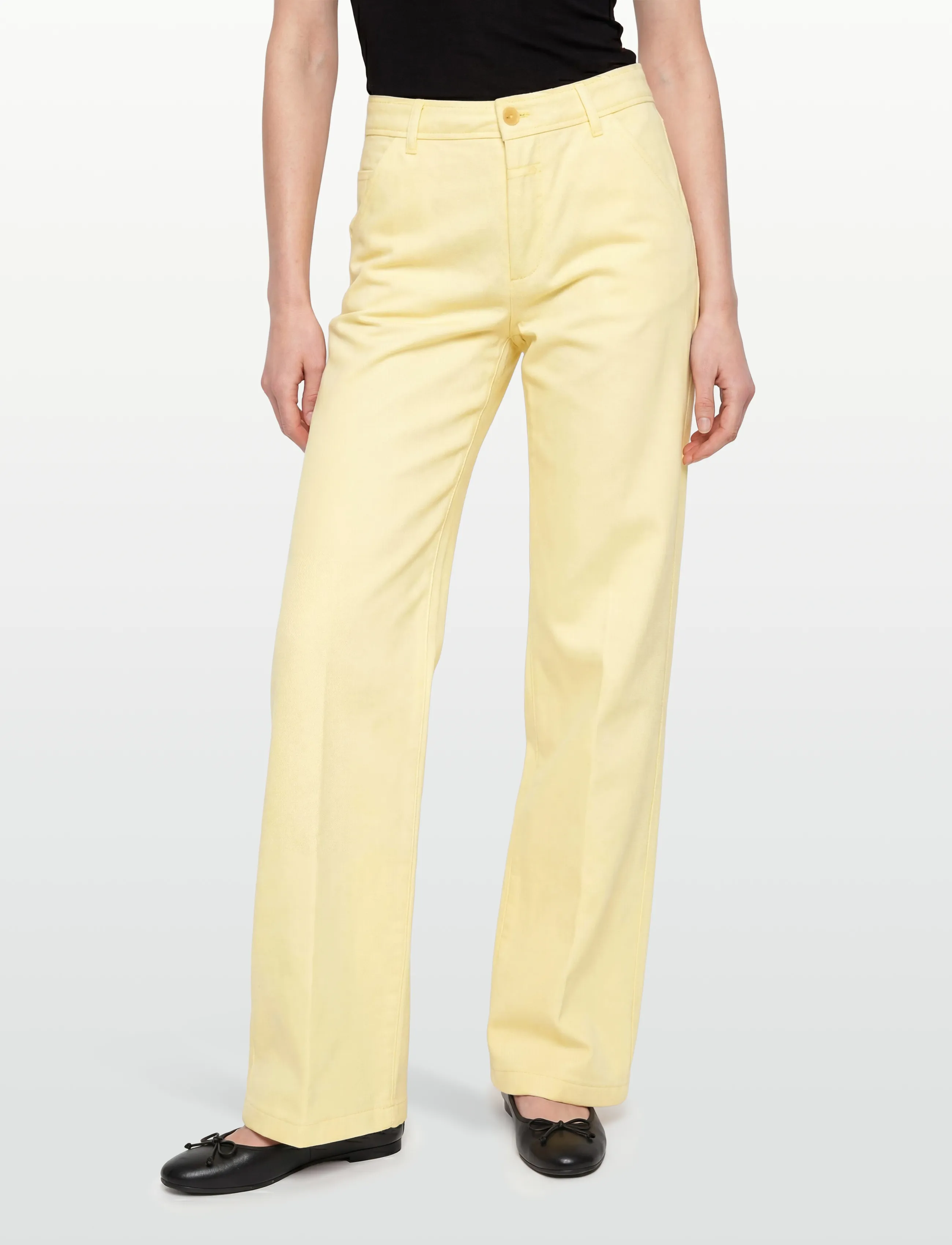 Closed - CHOLET PANTS YELLOW ORCHID - raka byxor - yellow orchid - 3