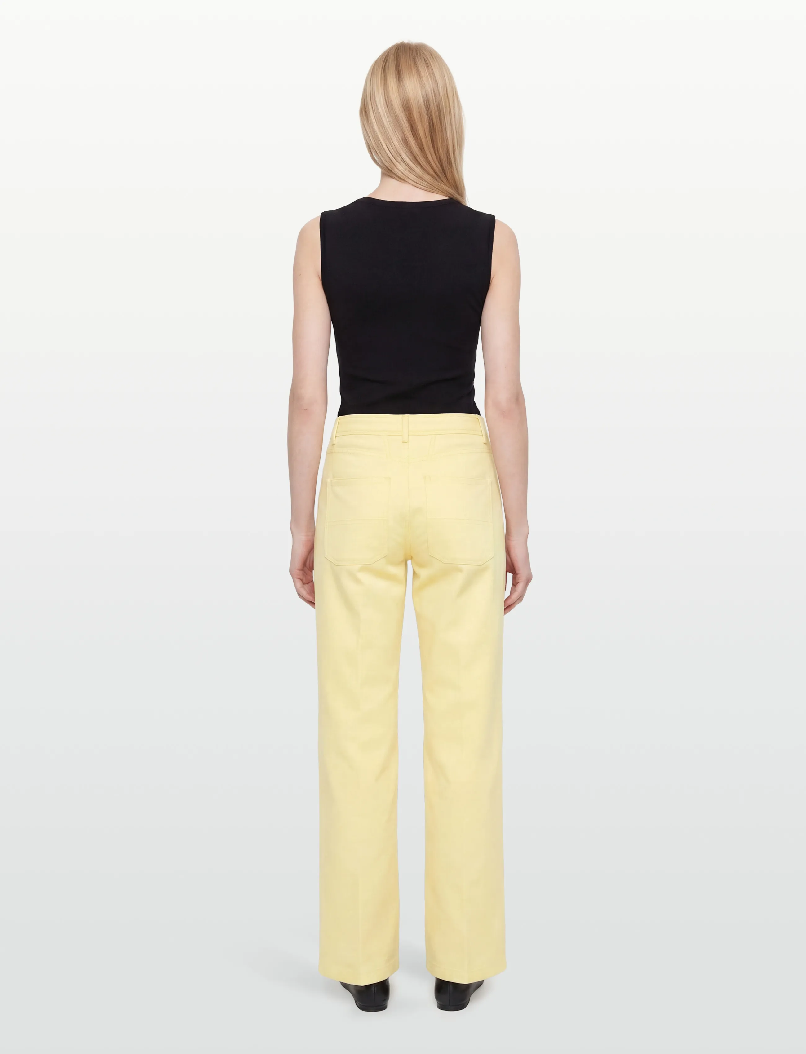 Closed - CHOLET PANTS YELLOW ORCHID - raka byxor - yellow orchid - 4