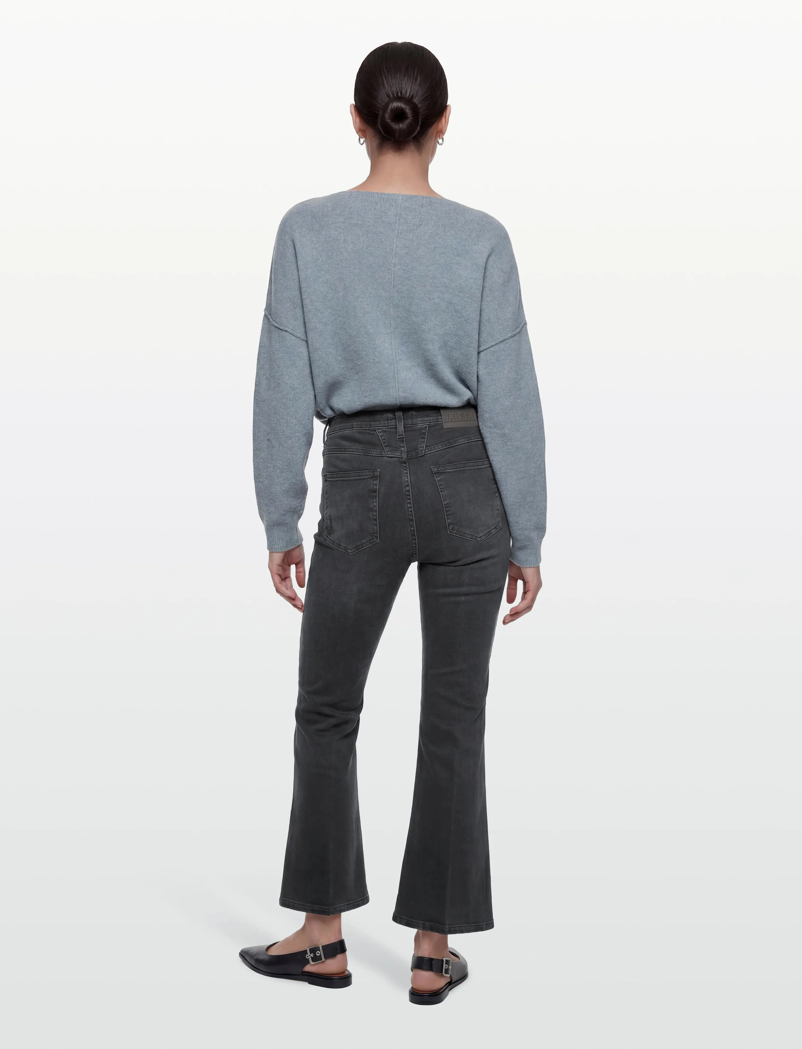 Closed - HI-SUN JEANS DARK GREY - bootcut jeans - dark grey - 4