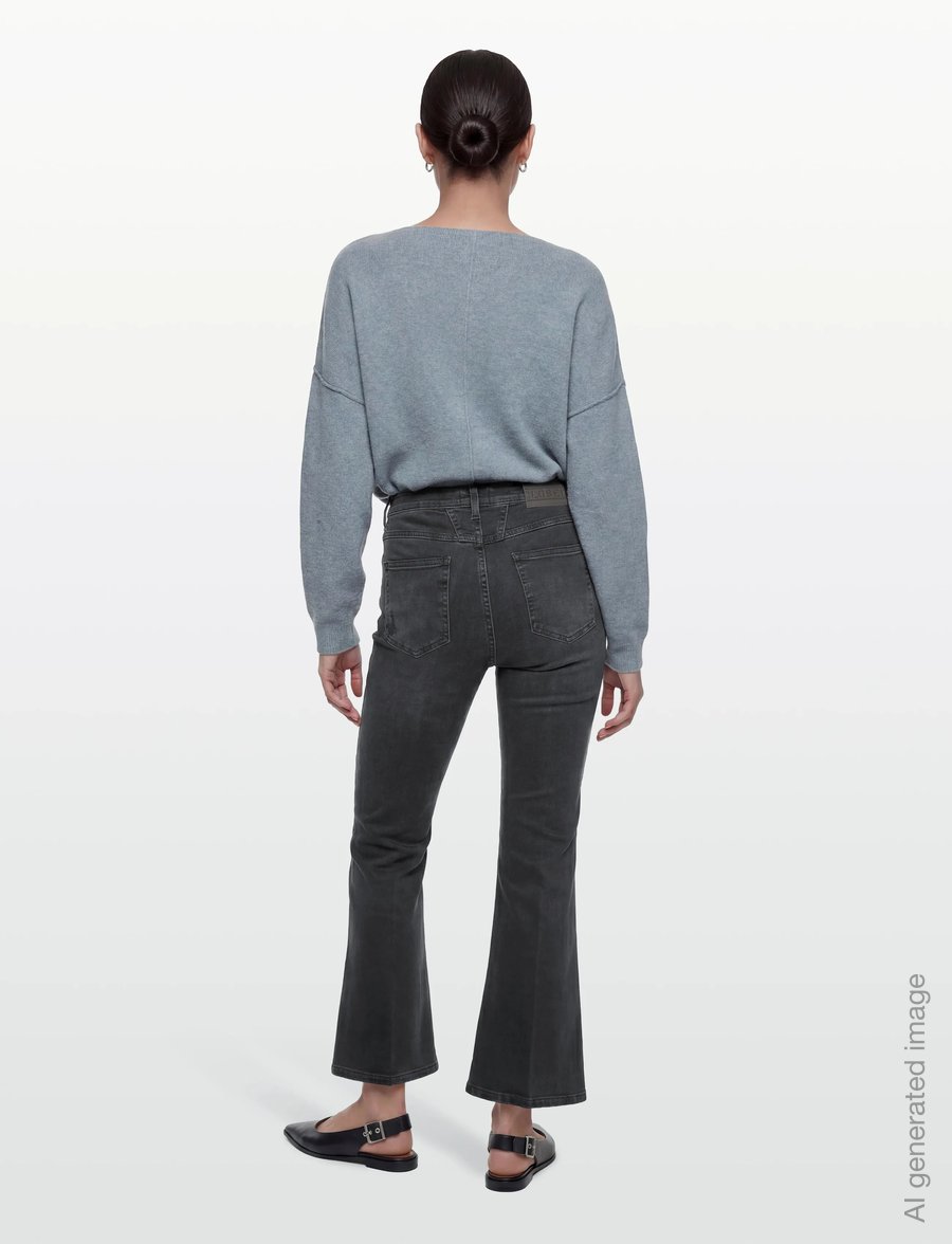 Closed - HI-SUN JEANS DARK GREY - bootcut jeans - dark grey - 4