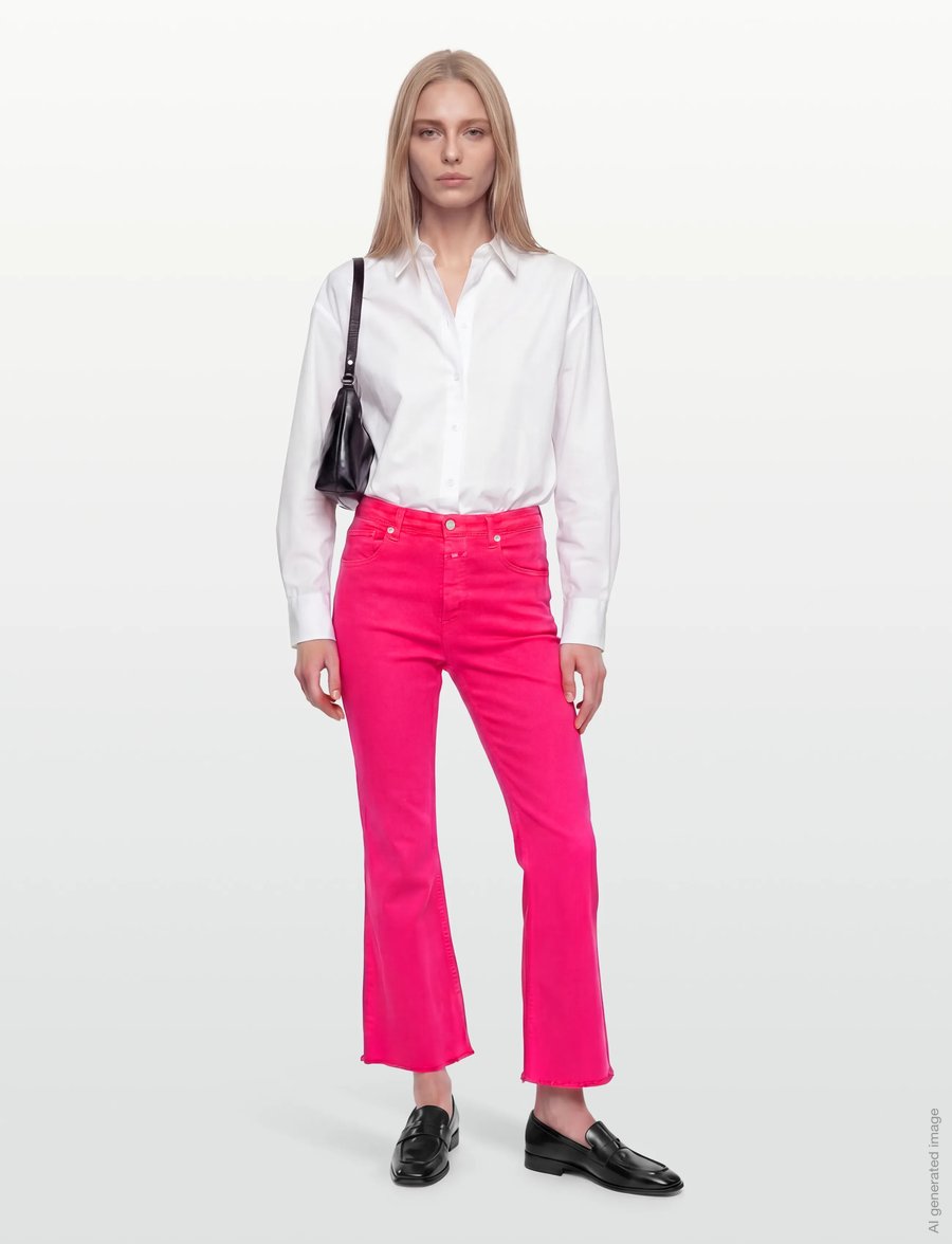 Closed - WOMEN HI-SUN JEANS RASPERRY PINK - jeans - rasperry pink - 0