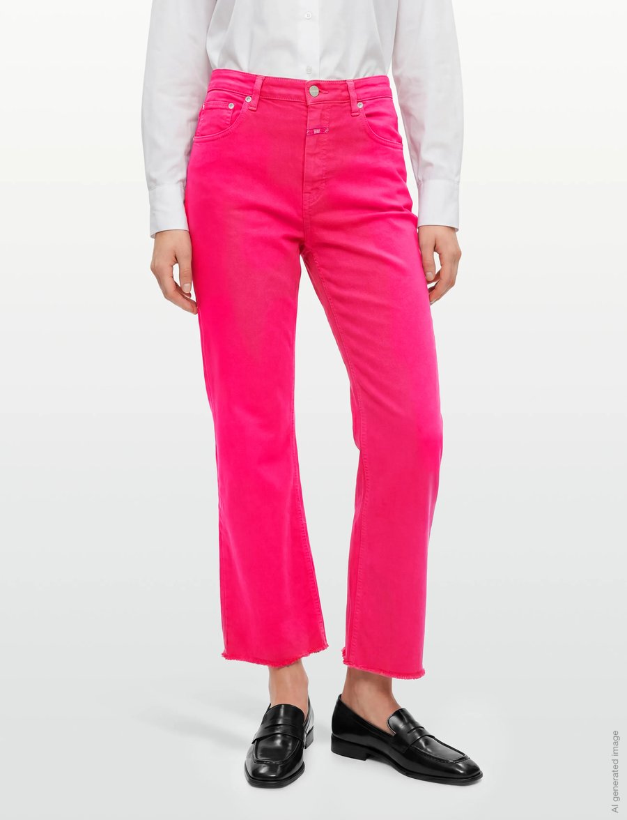 Closed - WOMEN HI-SUN JEANS RASPERRY PINK - jeans - rasperry pink - 3