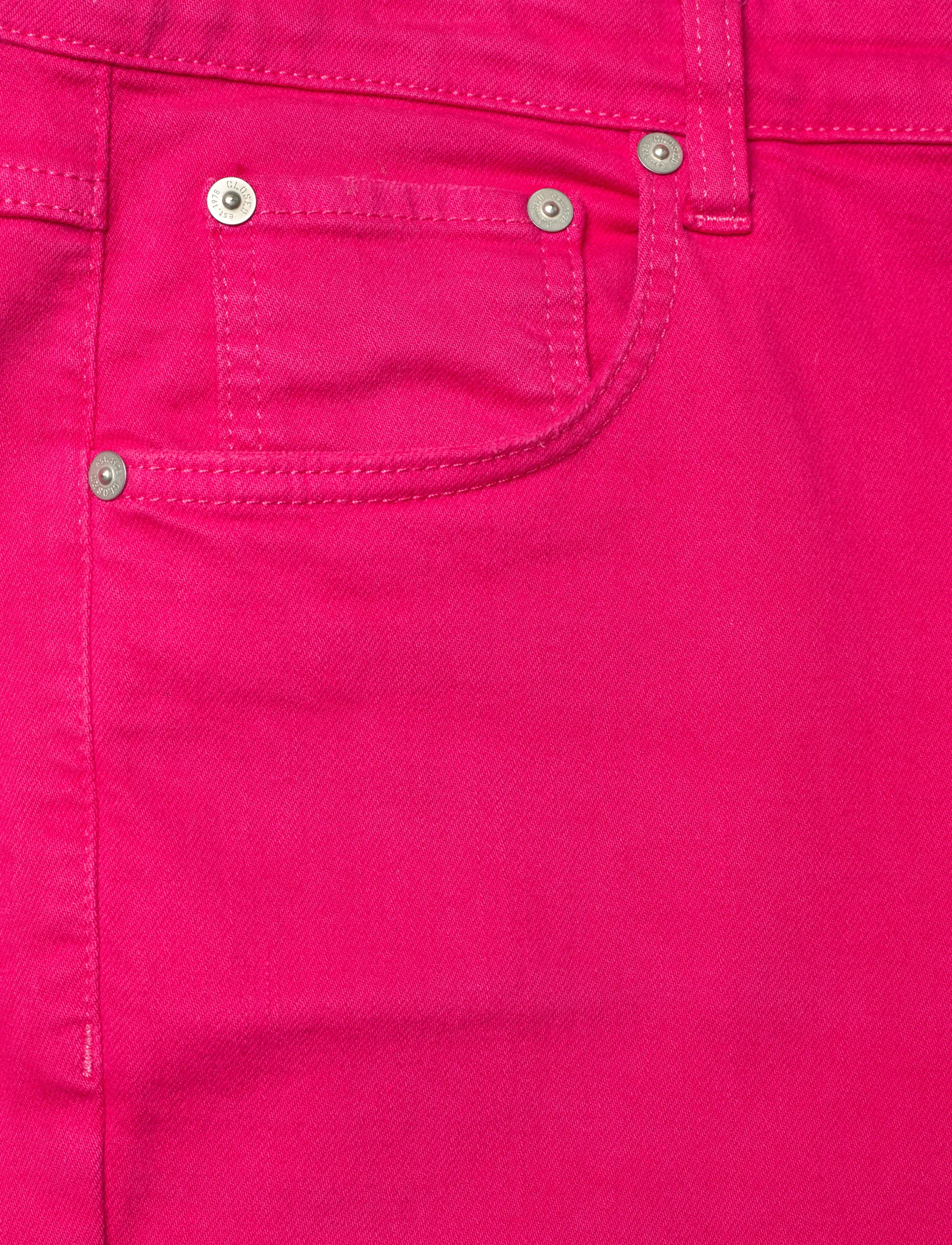 Closed - WOMEN HI-SUN JEANS RASPERRY PINK - džinsa bikses ar zvanveida starām - rasperry pink - 5