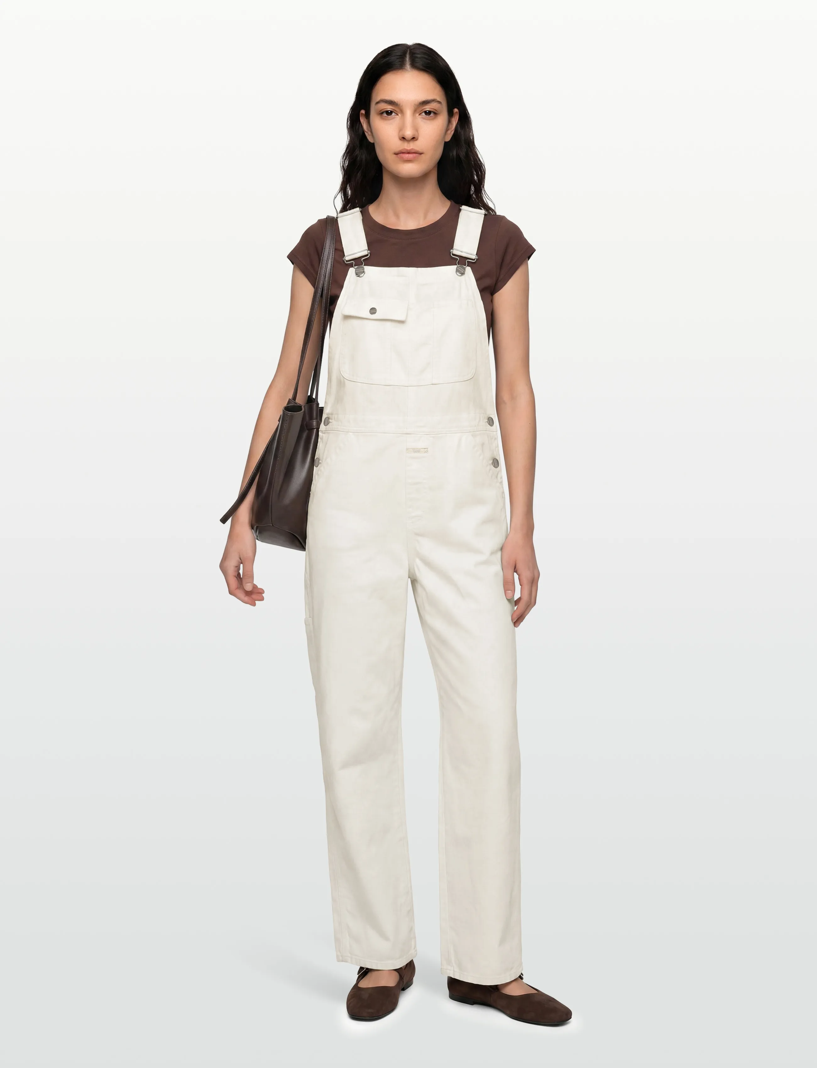 Closed Women Dungaree Jeans Creme, 29, Cream > Designere, Dame