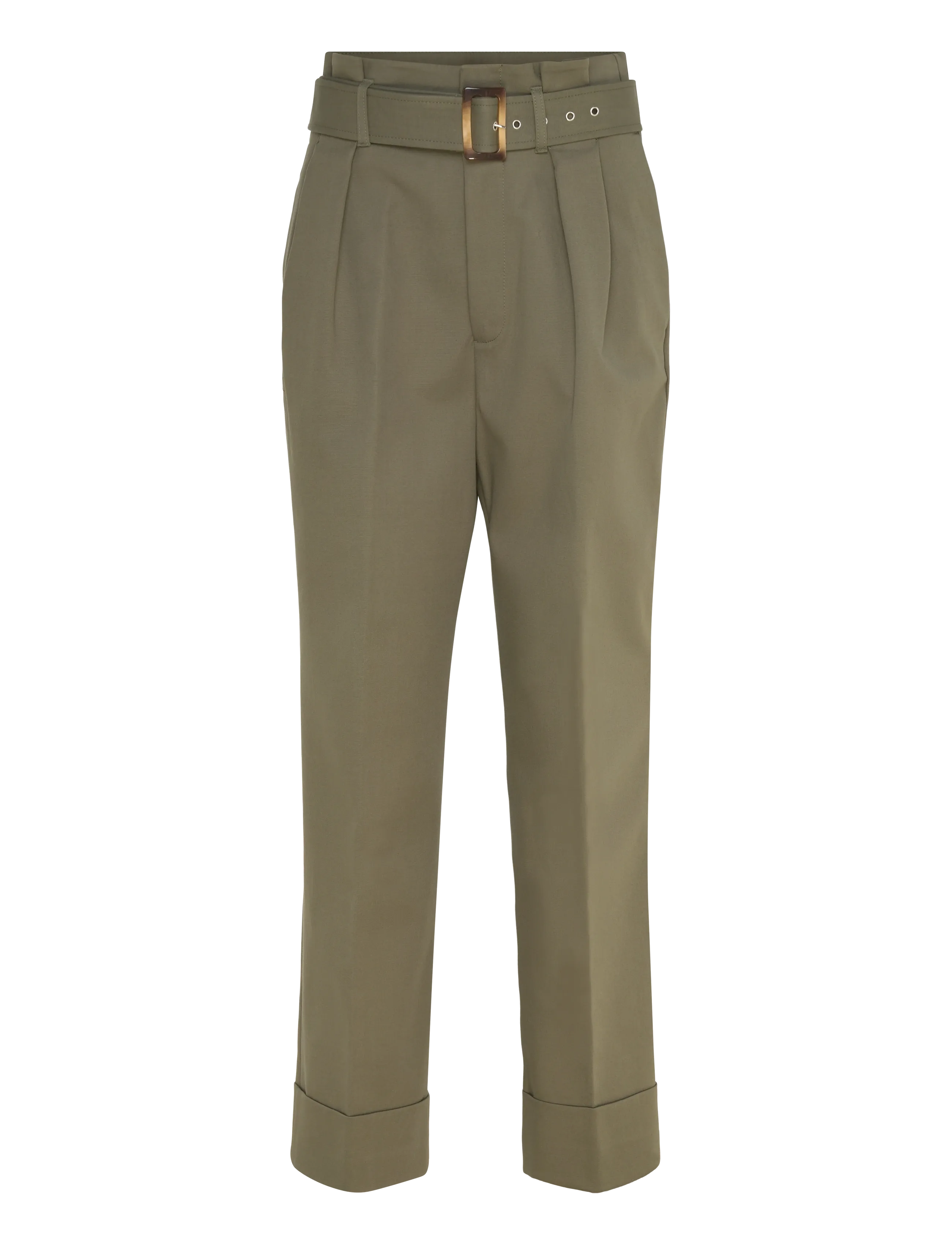 Closed SHANNAH PANTS PINE GREEN - Chinos - PINE GREEN / khaki/green