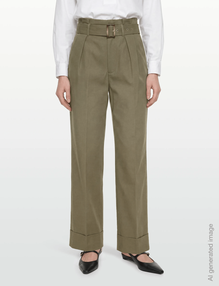 Closed - SHANNAH PANTS PINE GREEN - chinos - pine green - 3