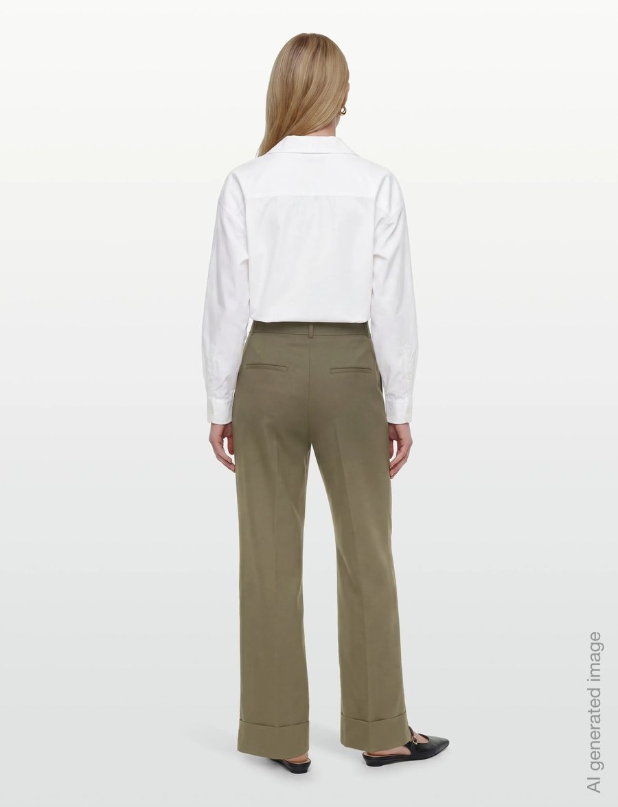 Closed - SHANNAH PANTS PINE GREEN - chinos - pine green - 4