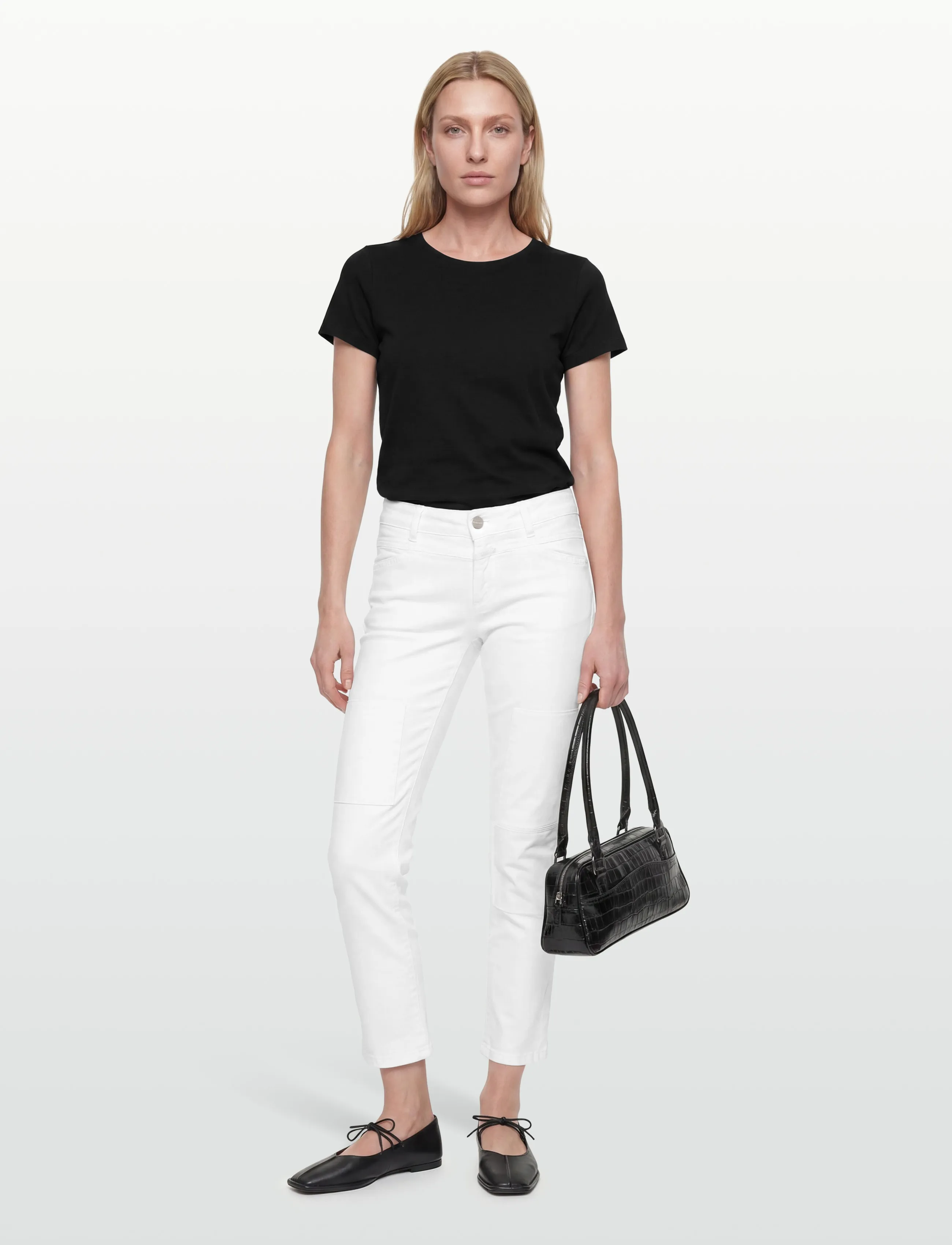 Closed Closed Women Starlet Jeans White, 26, White, Bukser > Capri-Bukser, Dame