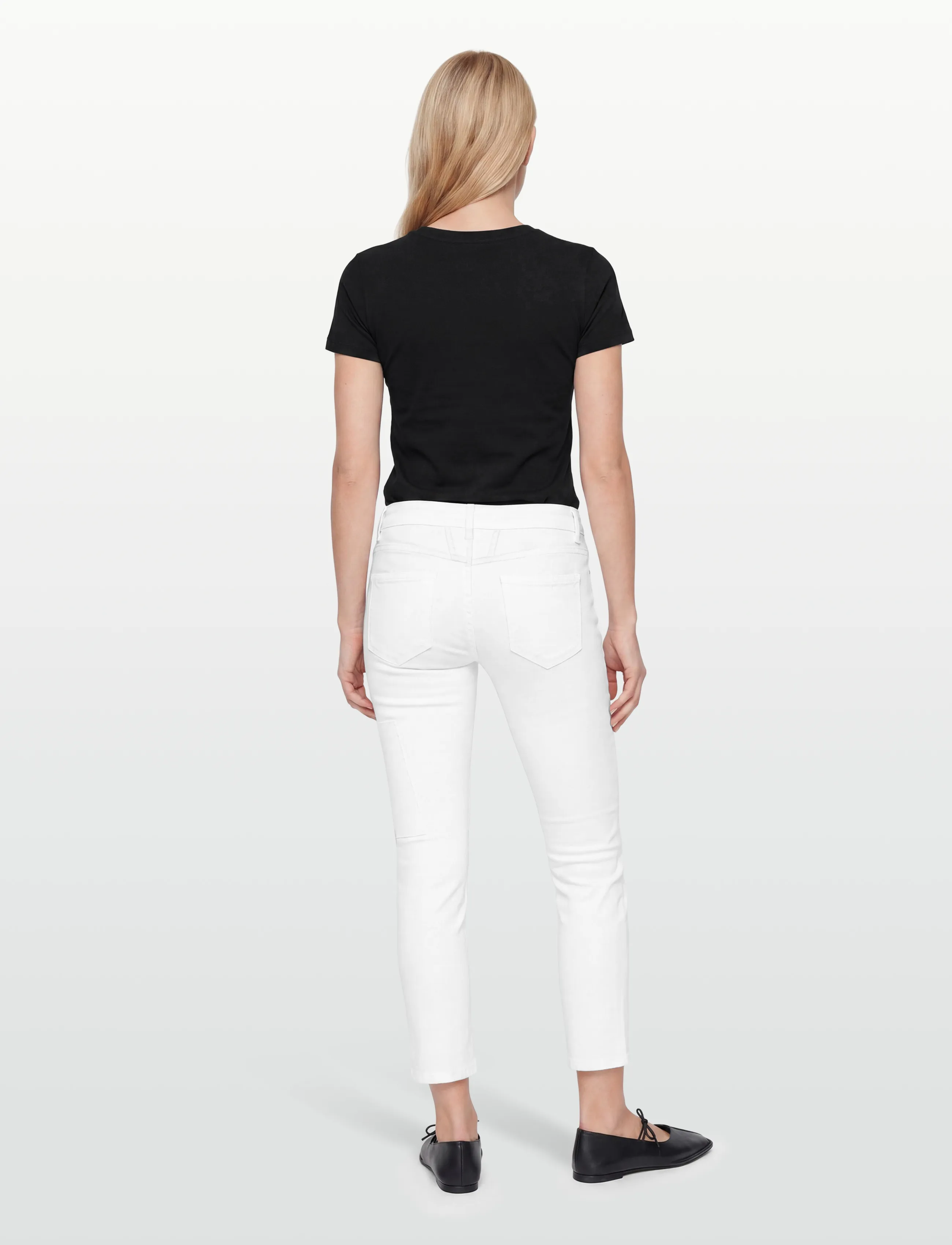 Closed - CLOSED WOMEN STARLET JEANS WHITE - kapripüksid - white - 4