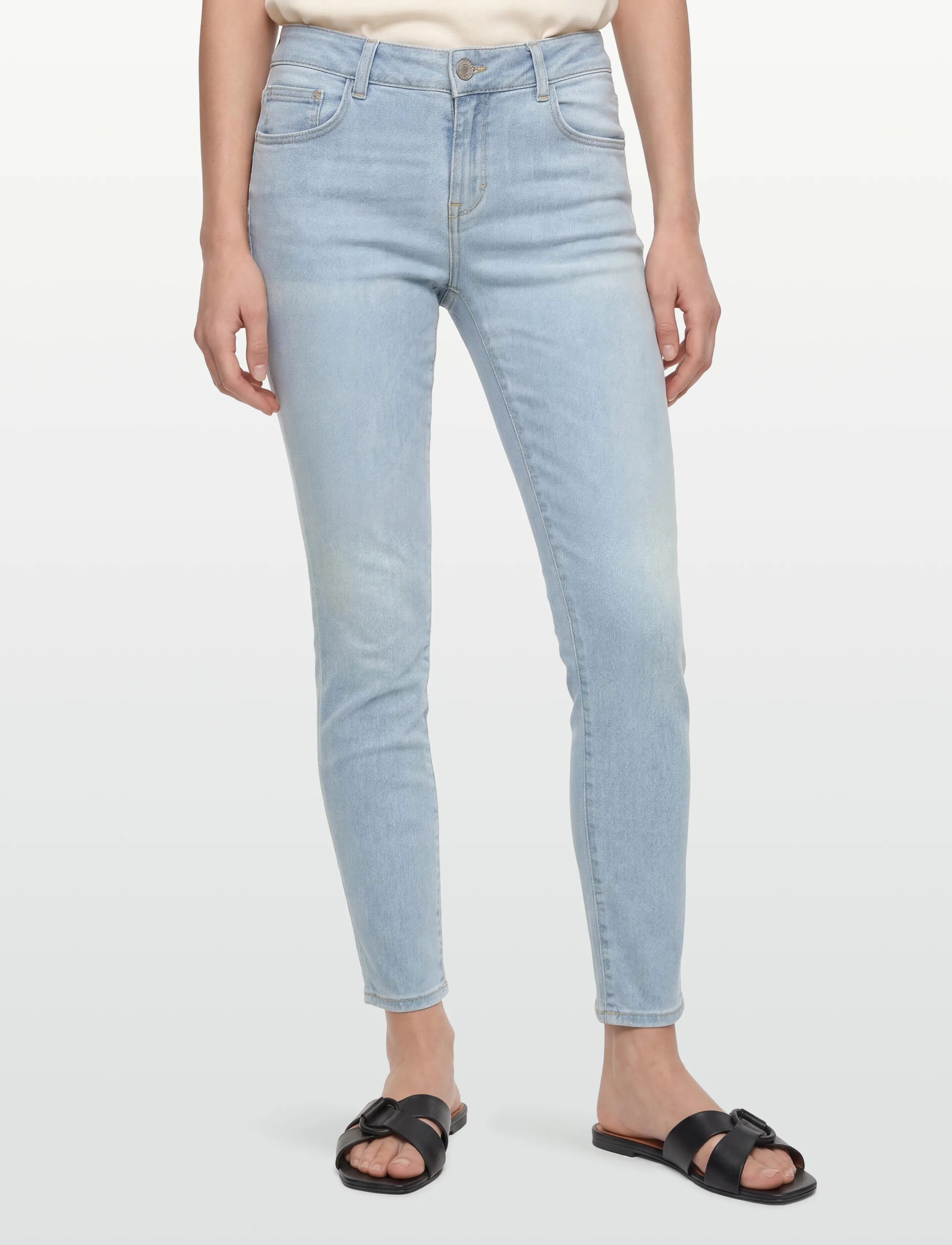 Closed - WOMEN BAKER JEANS - tapered jeans - light blue - 3