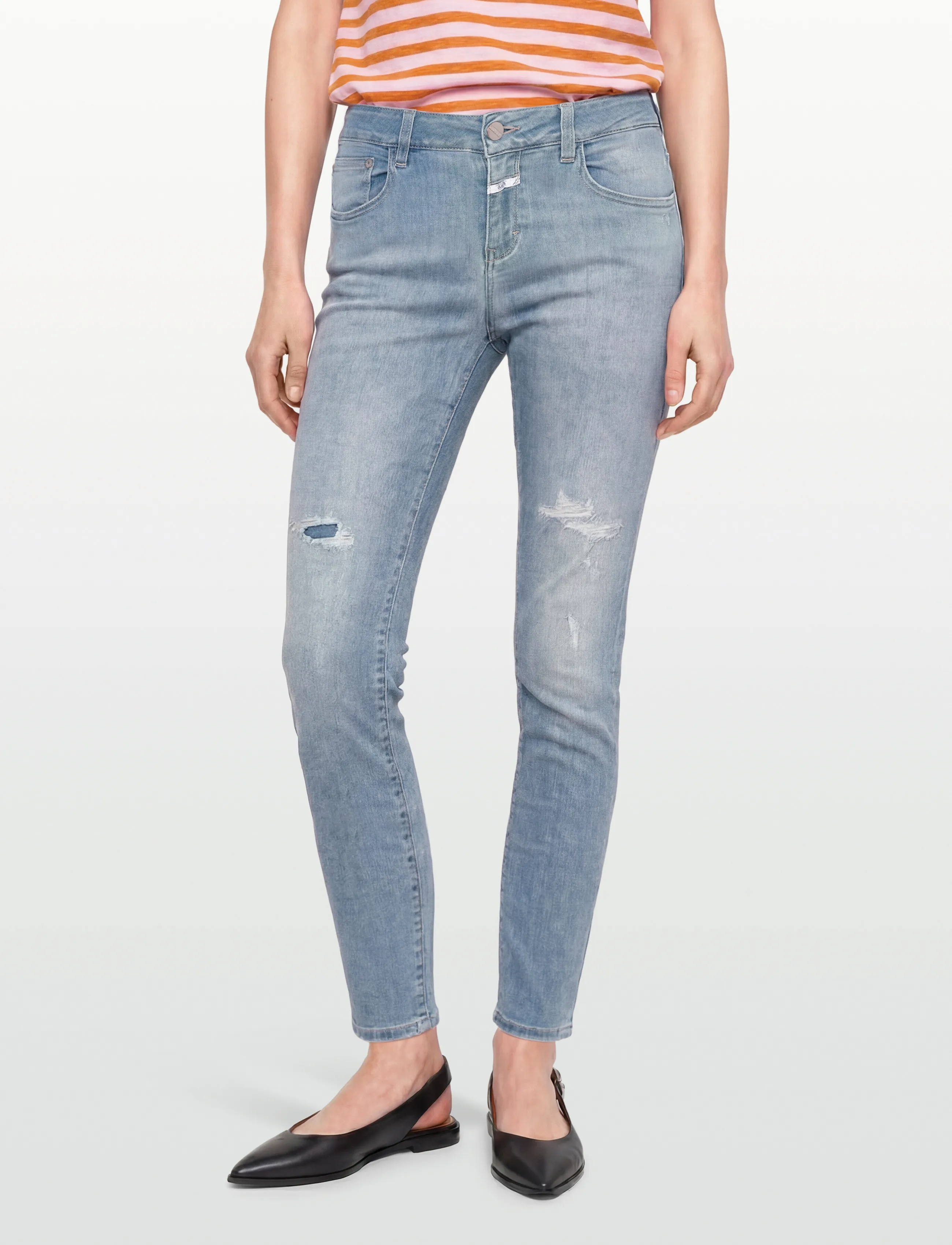 Closed - BAKER JEANS - tapered jeans - light blue - 3