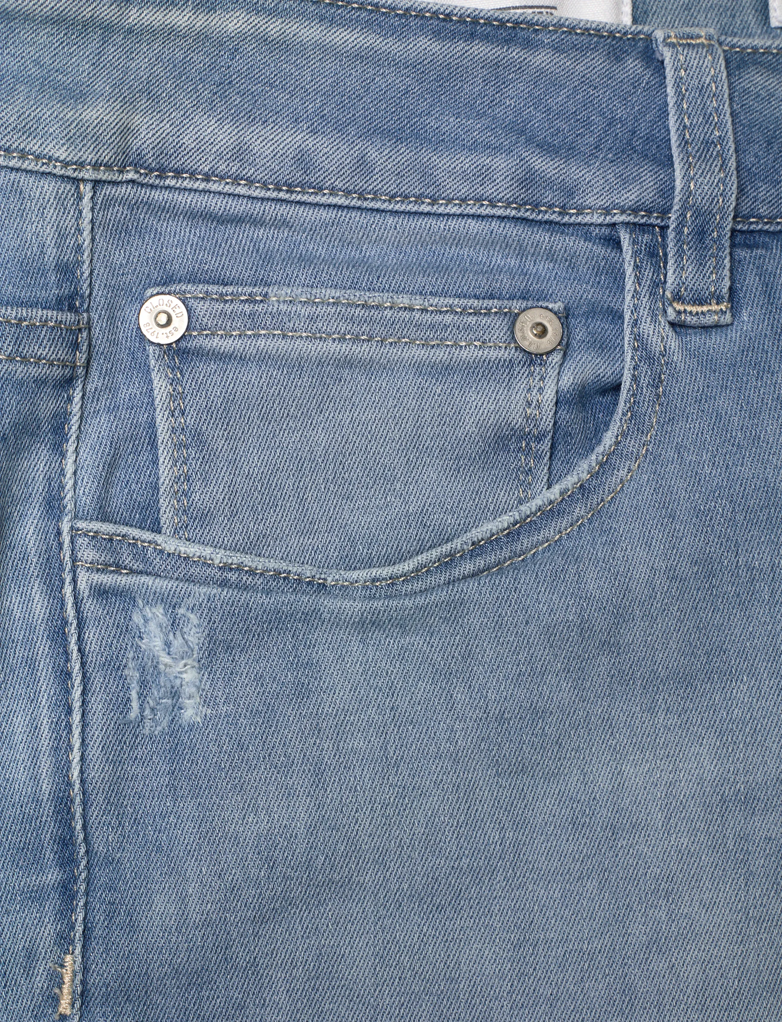Closed - BAKER JEANS - tapered jeans - light blue - 5