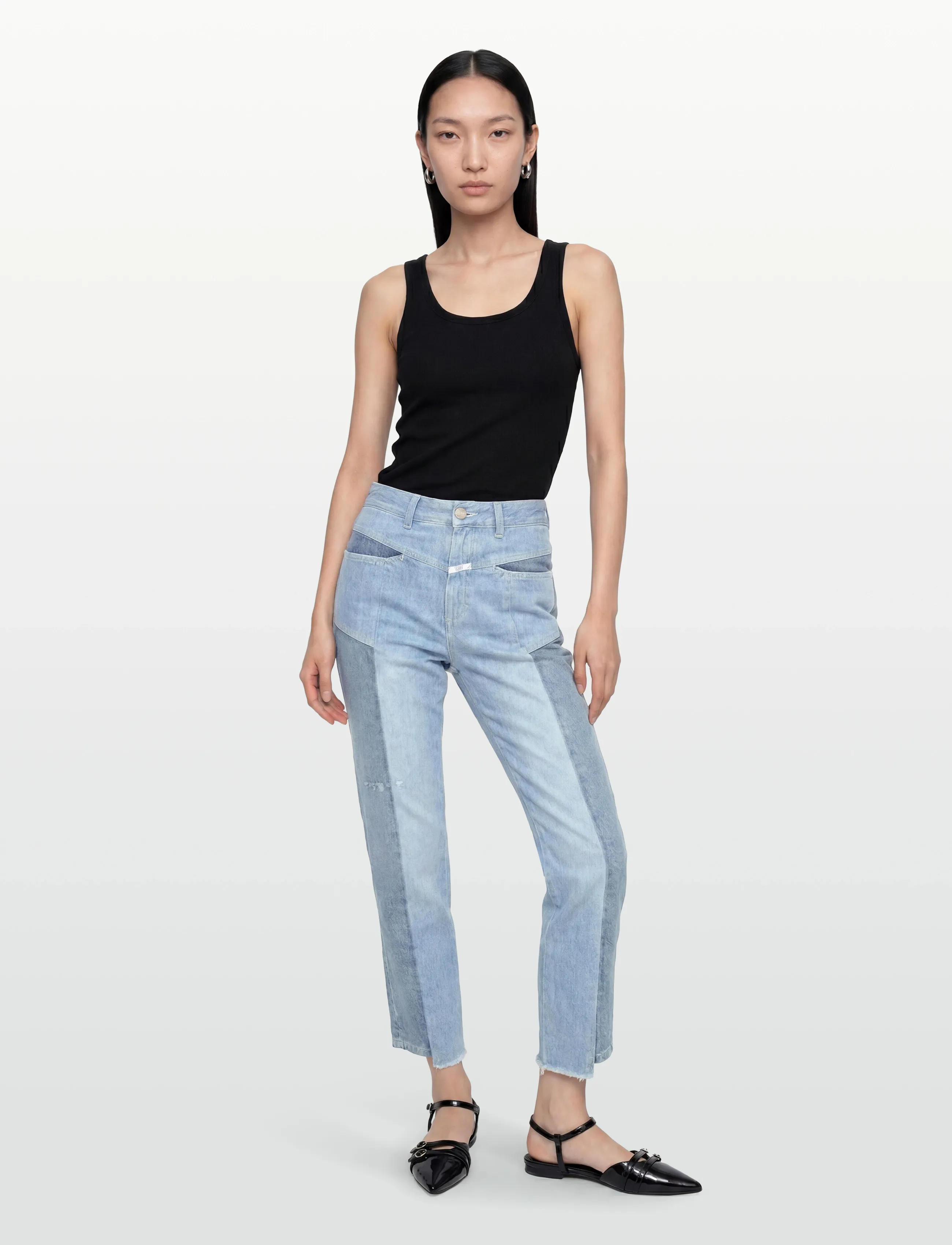 Closed CLOSED WOMEN REAL-X JEANS MID BLUE - Kleidung - MID BLUE / blue