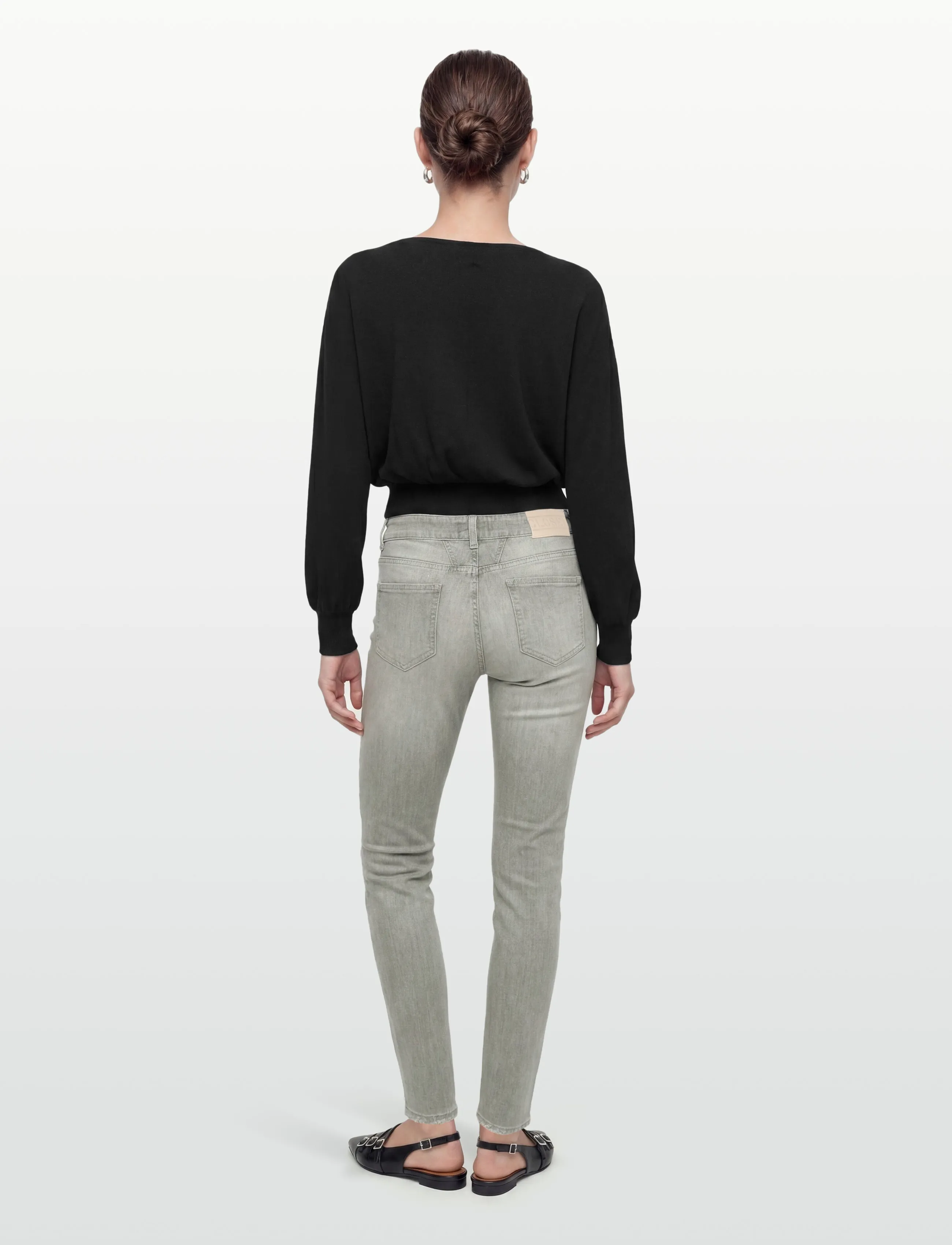 Closed - BAKER LONG JEANS - tapered jeans - mid grey - 4