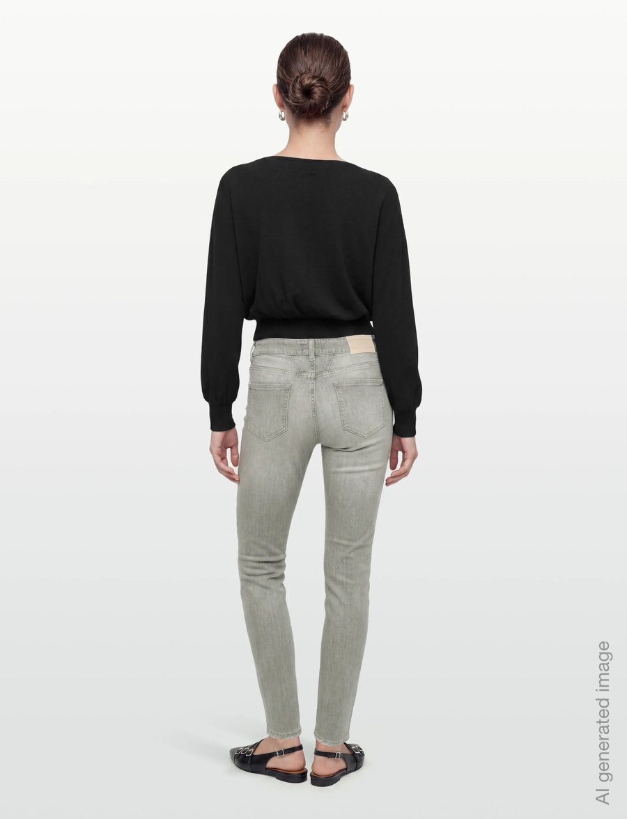 Closed - BAKER LONG JEANS - tapered jeans - mid grey - 4