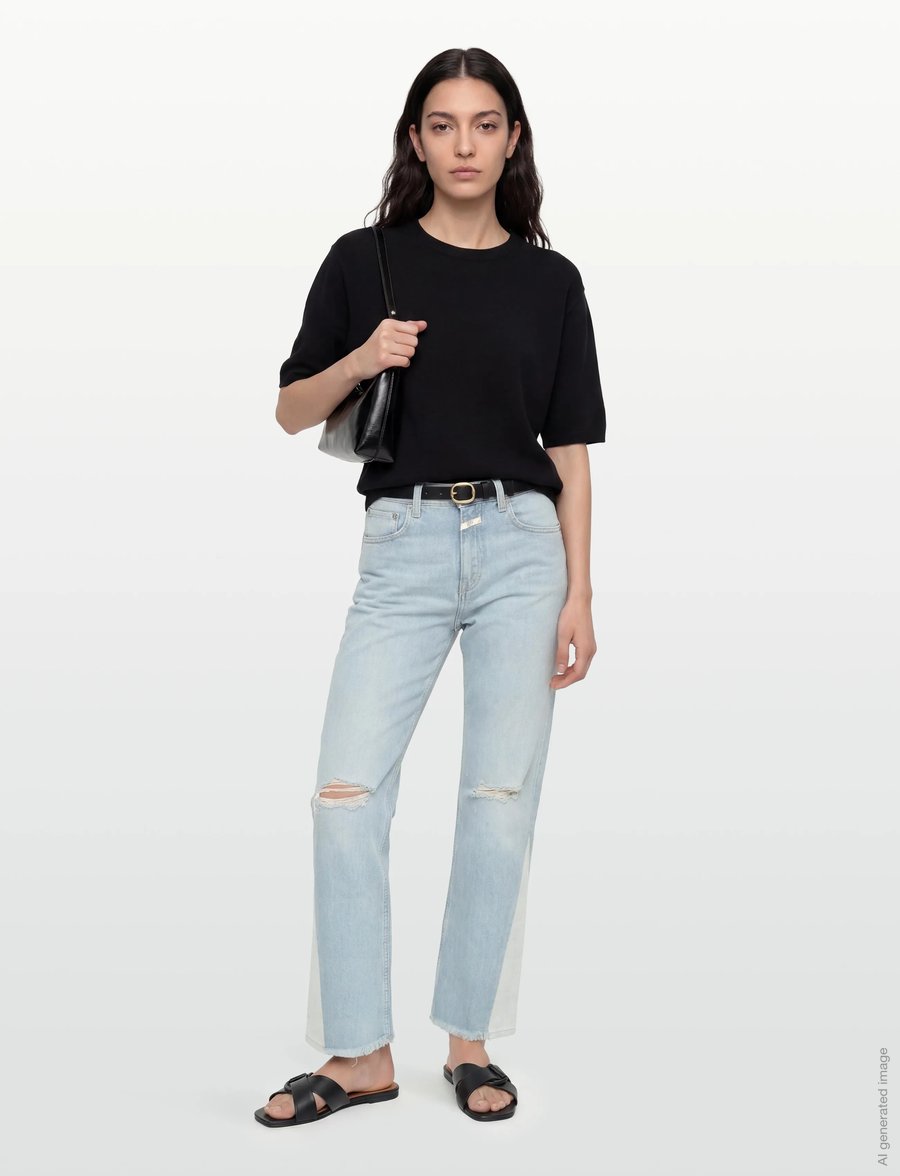 Closed - CLOSED WOMEN BAYLIN JEANS LIGHT BLUE - schlaghosen - light blue - 0