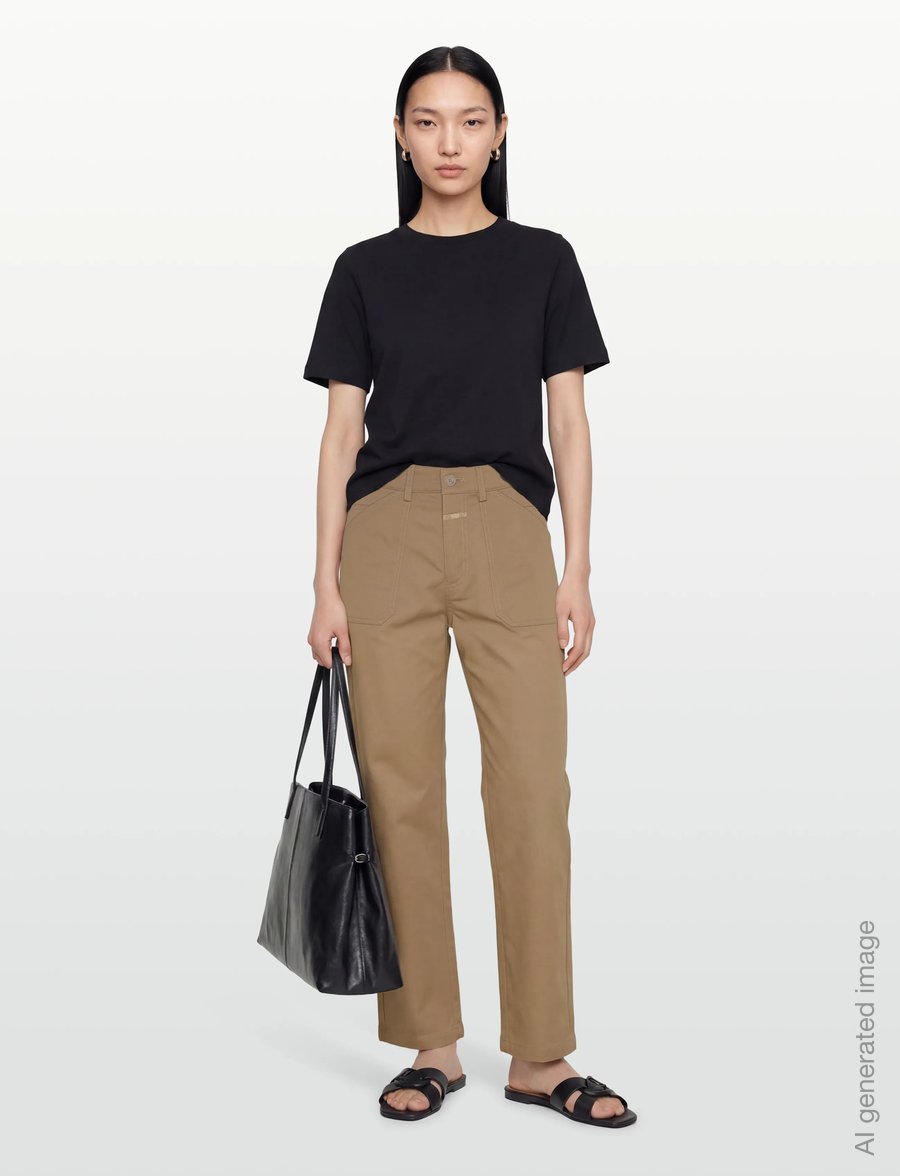 Closed - CLOSED WOMEN ABE PANTS BURLYWOOD - chinos - burlywood - 0