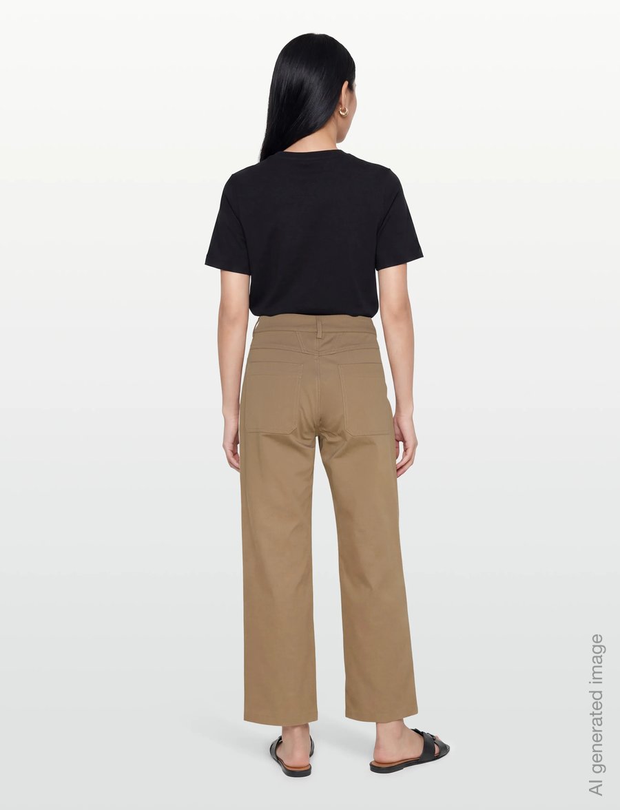 Closed - CLOSED WOMEN ABE PANTS BURLYWOOD - chinos - burlywood - 4