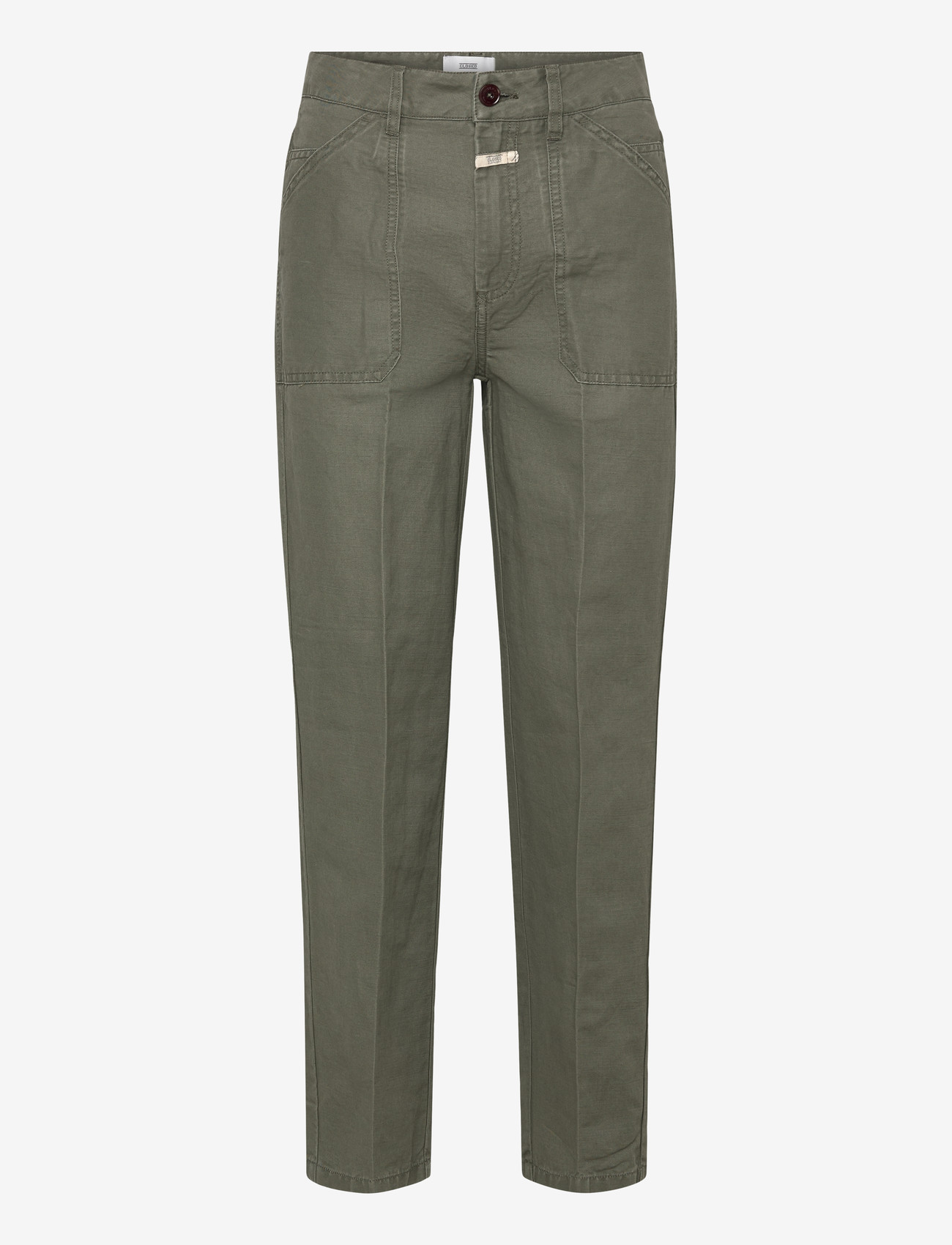 Closed - CLOSED WOMEN ABE PANTS OLIVE GREEN - chinos - olive green - 1