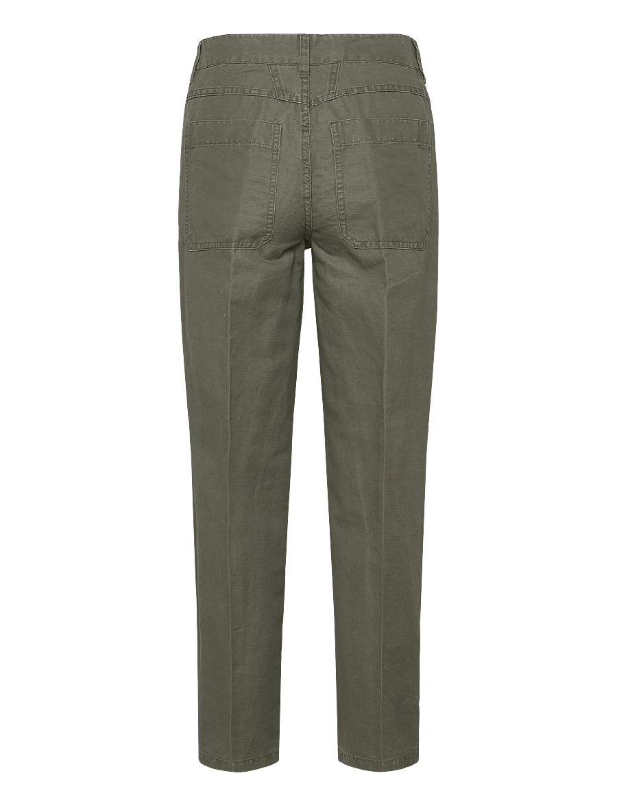 Closed - CLOSED WOMEN ABE PANTS OLIVE GREEN - chino-püksid - olive green - 2
