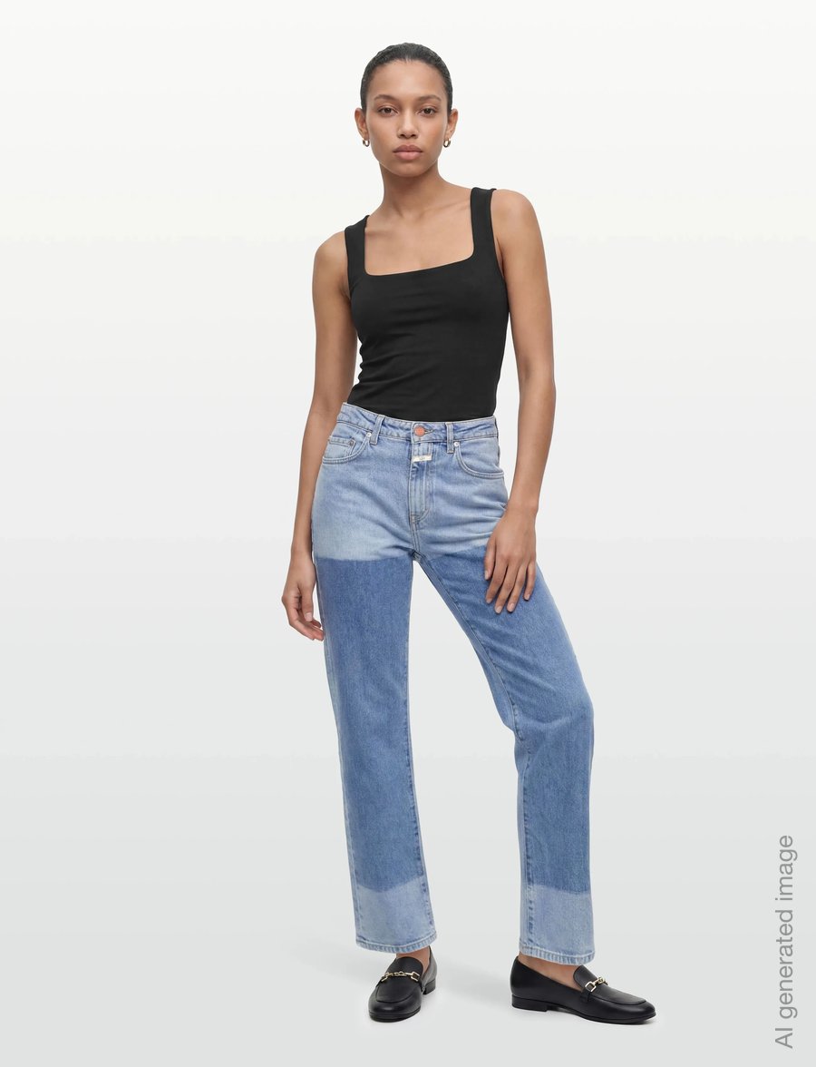 Closed - RENTON JEANS MID BLUE - straight jeans - mid blue - 0