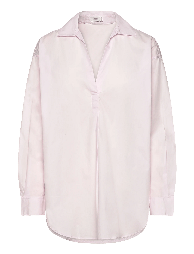 Closed - CLOSED WOMEN OVERSIZE SHIRT SHIRTS & BLOUSES LIGHT ORCHID - langærmede bluser - light orchid - 0