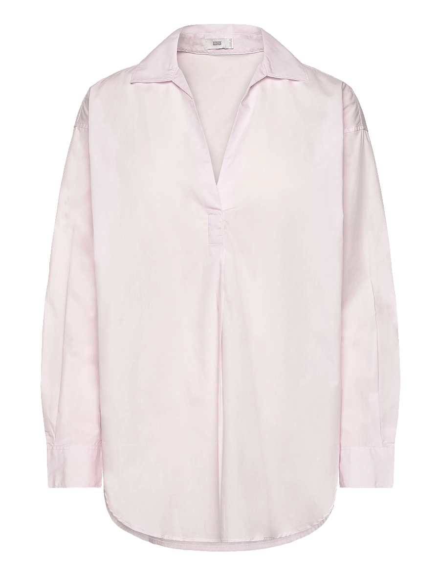 Closed - CLOSED WOMEN OVERSIZE SHIRT SHIRTS & BLOUSES LIGHT ORCHID - langärmelige blusen - light orchid - 1