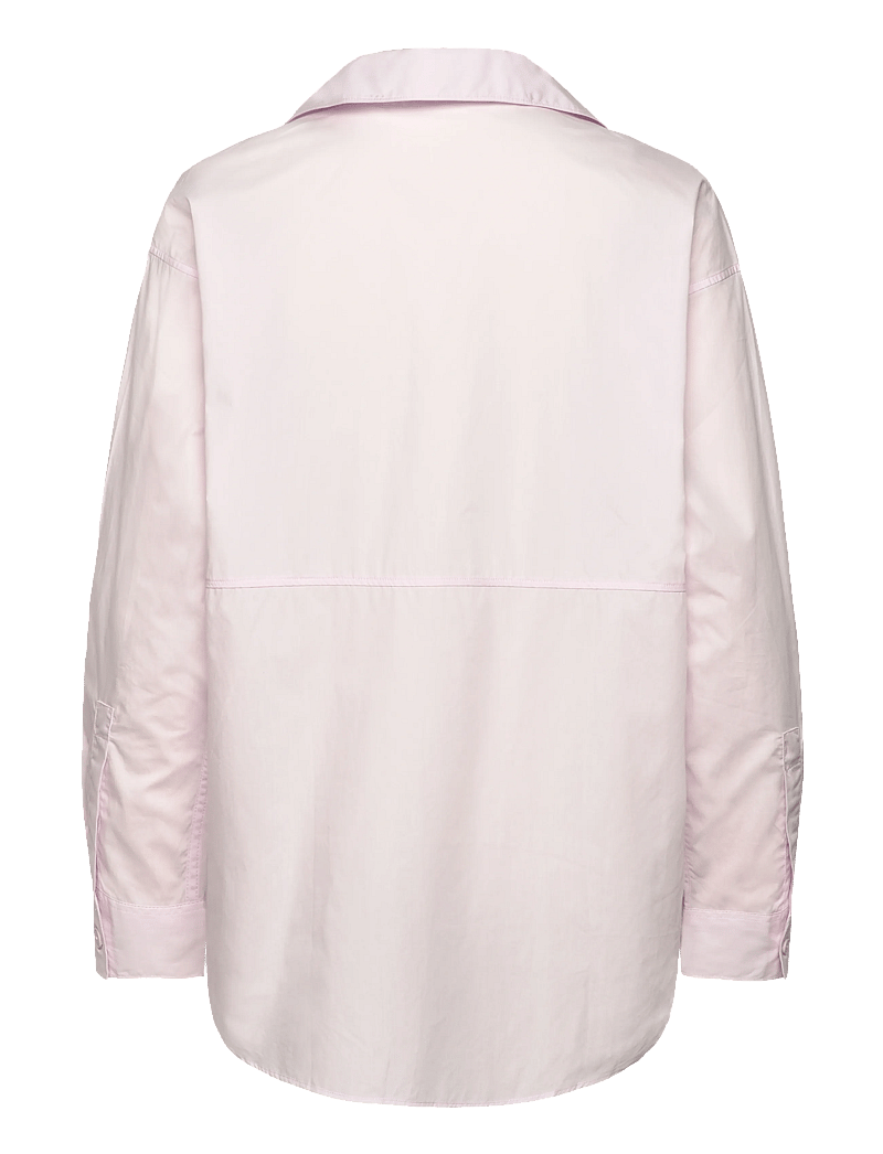 Closed - CLOSED WOMEN OVERSIZE SHIRT SHIRTS & BLOUSES LIGHT ORCHID - langærmede bluser - light orchid - 1