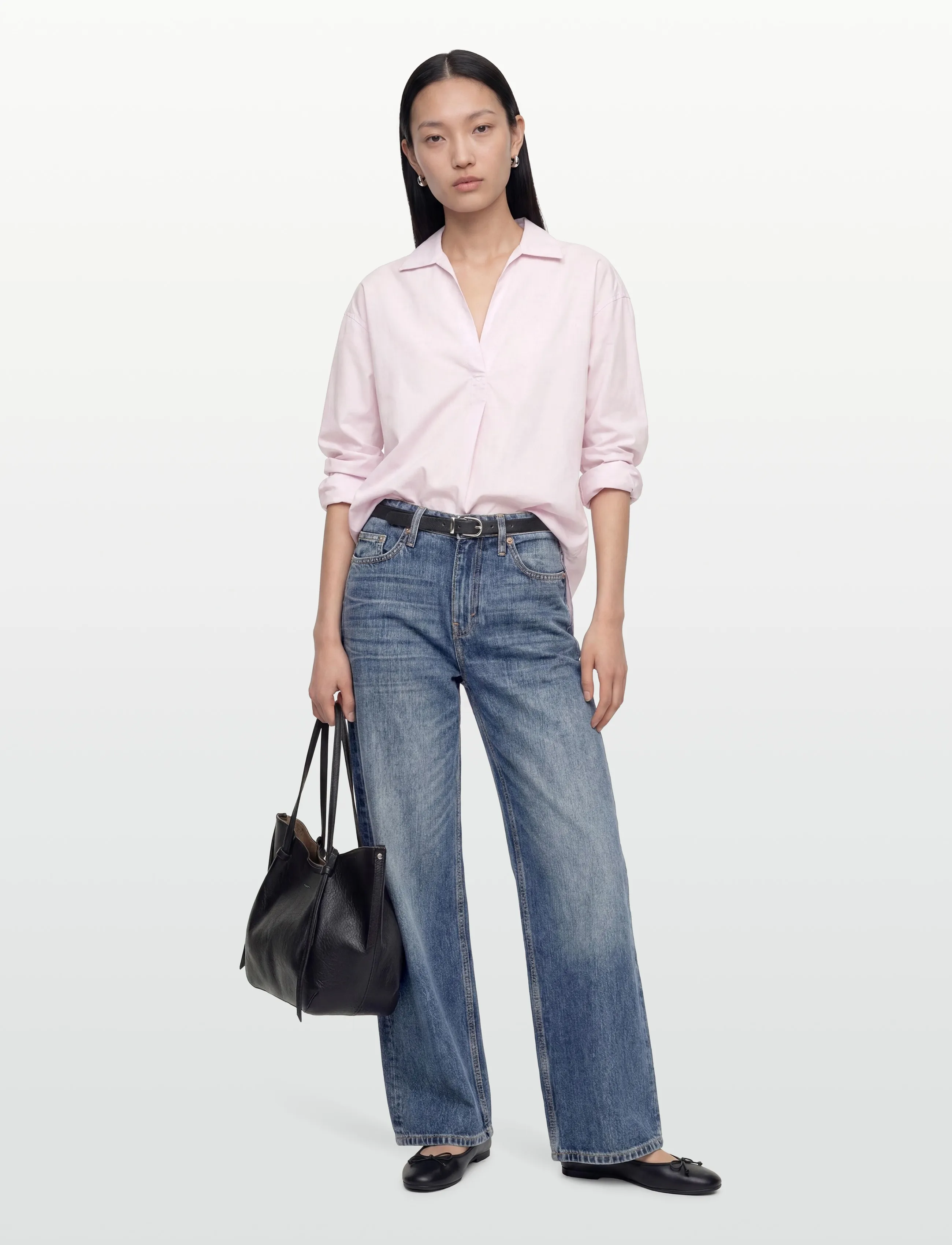 Closed Closed Women Oversize Shirt Shirts & Blouses Light Orchid, L, Pink, Bluser > Langærmede, Dame