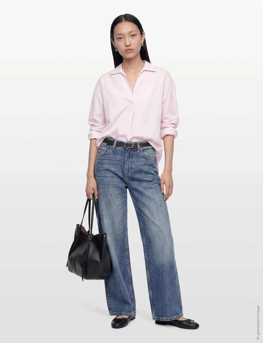 Closed - CLOSED WOMEN OVERSIZE SHIRT SHIRTS & BLOUSES LIGHT ORCHID - langärmelige blusen - light orchid - 0