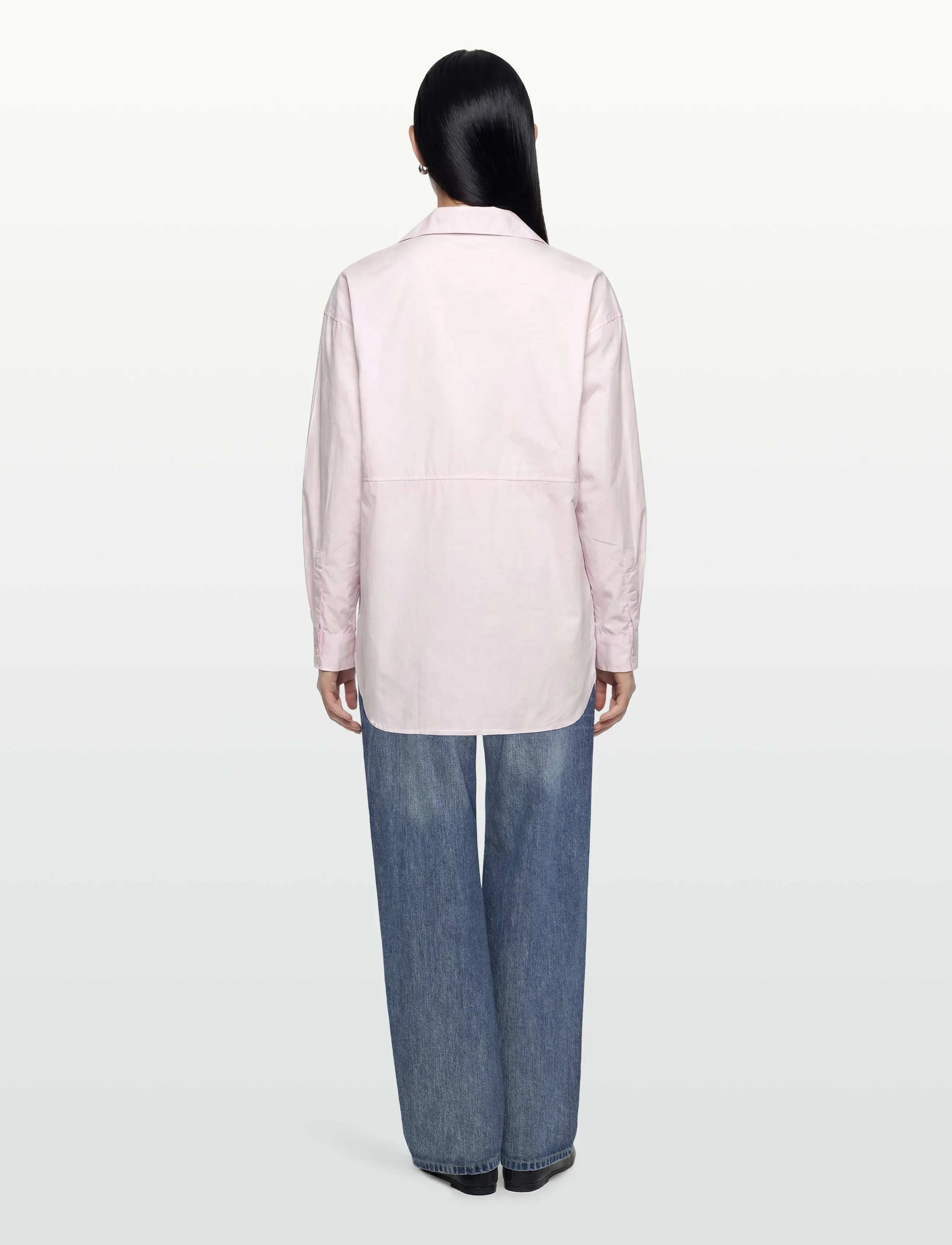 Closed Women Oversize Shirt Shirts & Blouses Light Orchid skjortor – bild 3