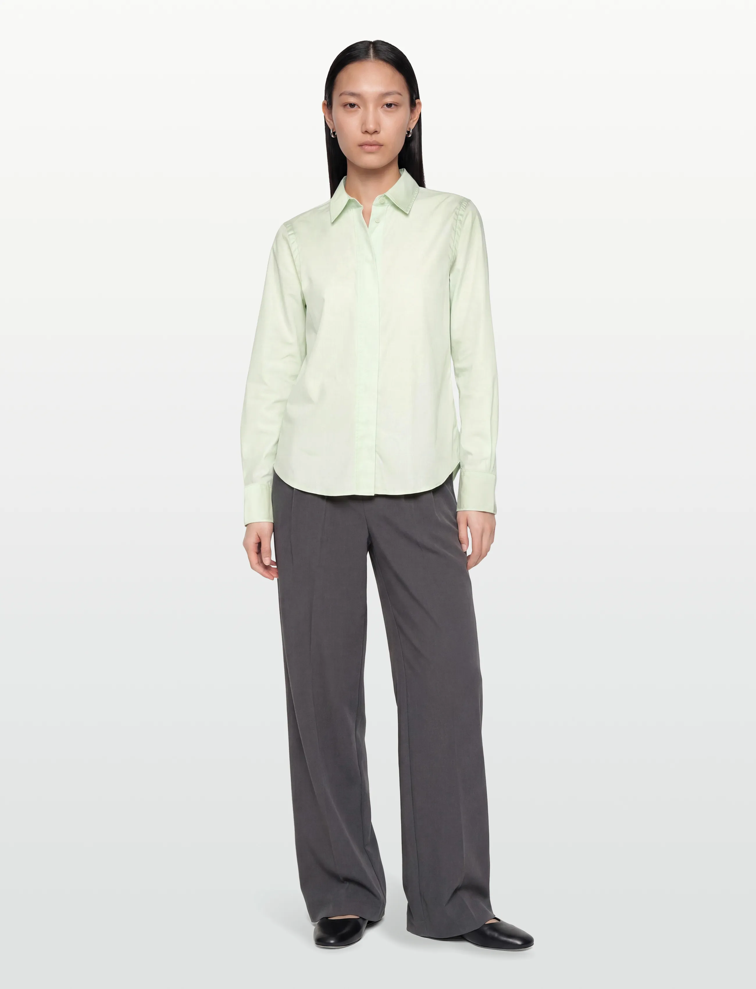 Closed Classic Shirts & Blouses Fresh Mint, XS, Green, Skjorter > Langærmede, Dame