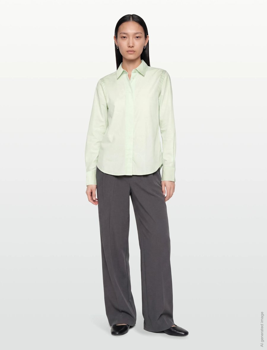 Closed - CLASSIC SHIRTS & BLOUSES FRESH MINT - denim shirts - fresh mint - 0