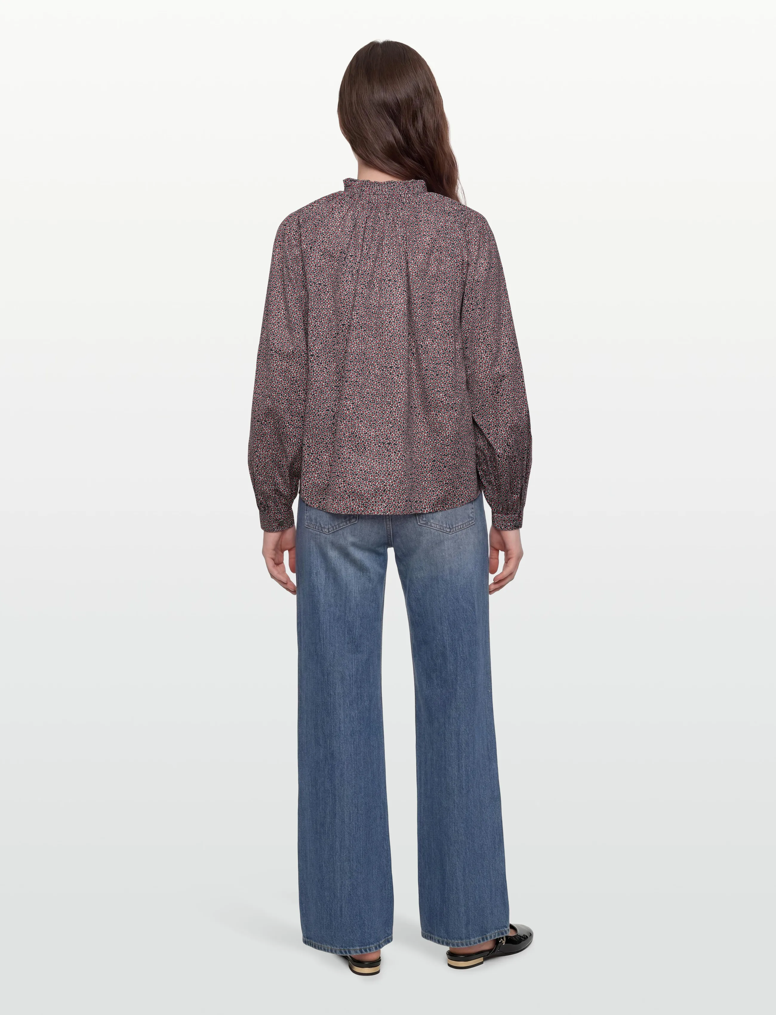 Closed Scarlett Blouses Amaranth Red blusar dam – bild 3