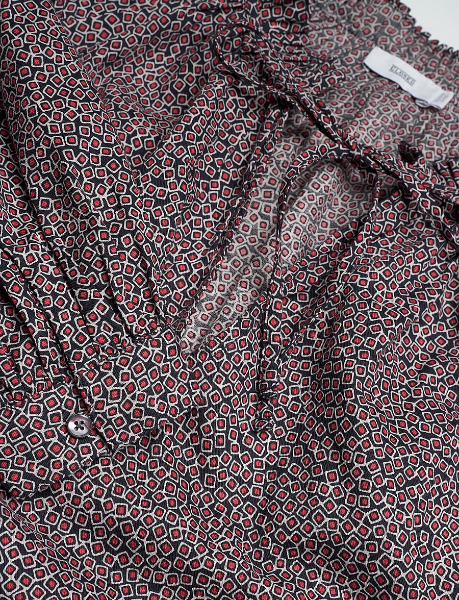 Closed - CLOSED SCARLETT BLOUSES AMARANTH RED - långärmade blusar - amaranth red - 5