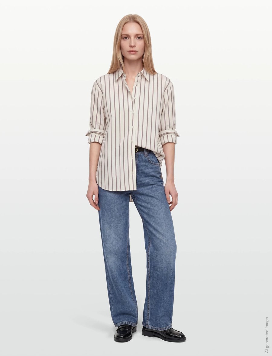Closed - SHIRT HIGH CUFF MULBERRY - jeansskjortor - mulberry - 0