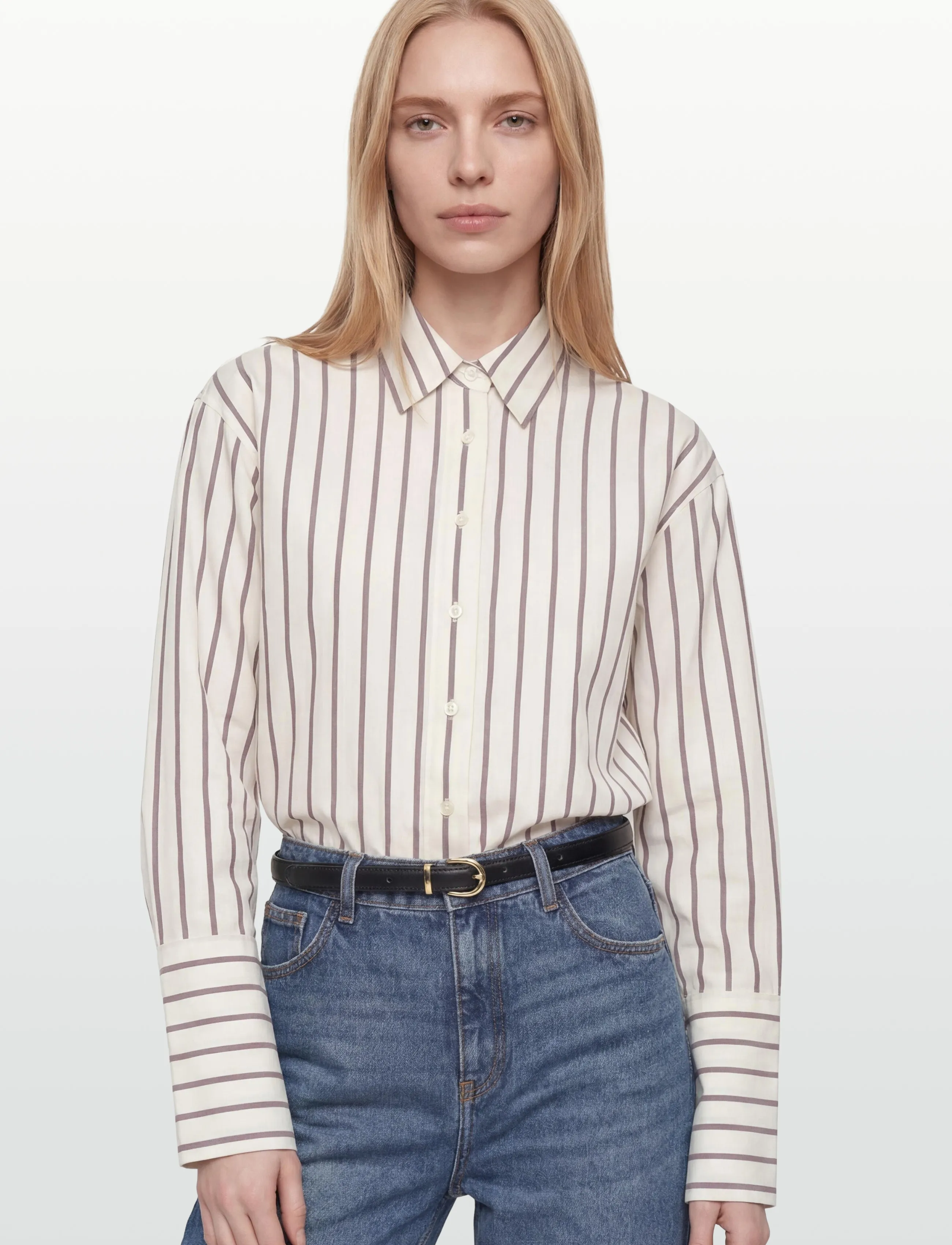 Closed - SHIRT HIGH CUFF MULBERRY - koszule z długimi rękawami - mulberry - 5