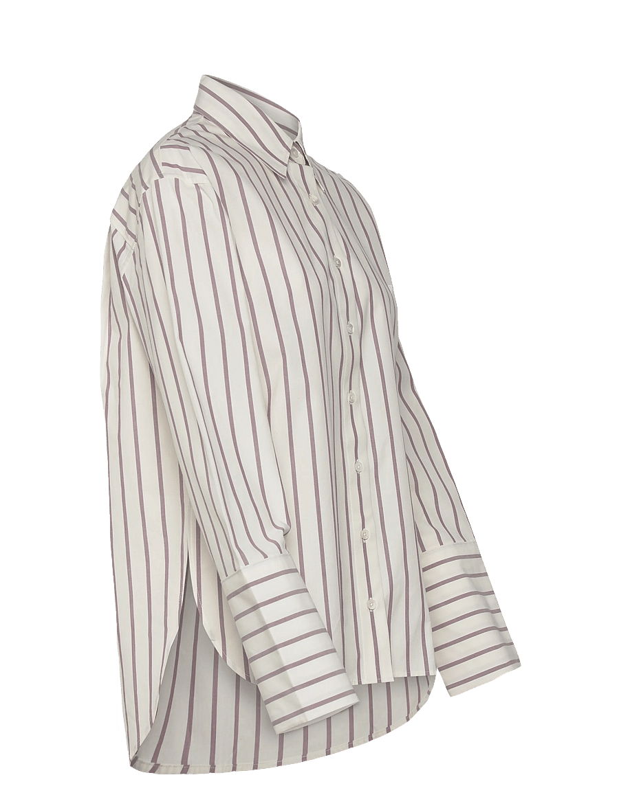 Closed - SHIRT HIGH CUFF MULBERRY - jeansskjortor - mulberry - 3