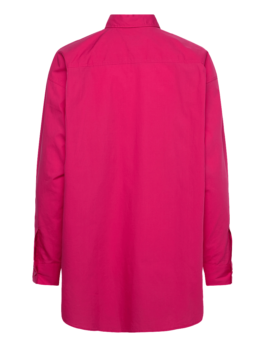 Closed - CLOSED WOMEN BASIC SHIRT RASPERRY PINK - pitkähihaiset paidat - rasperry pink - 2