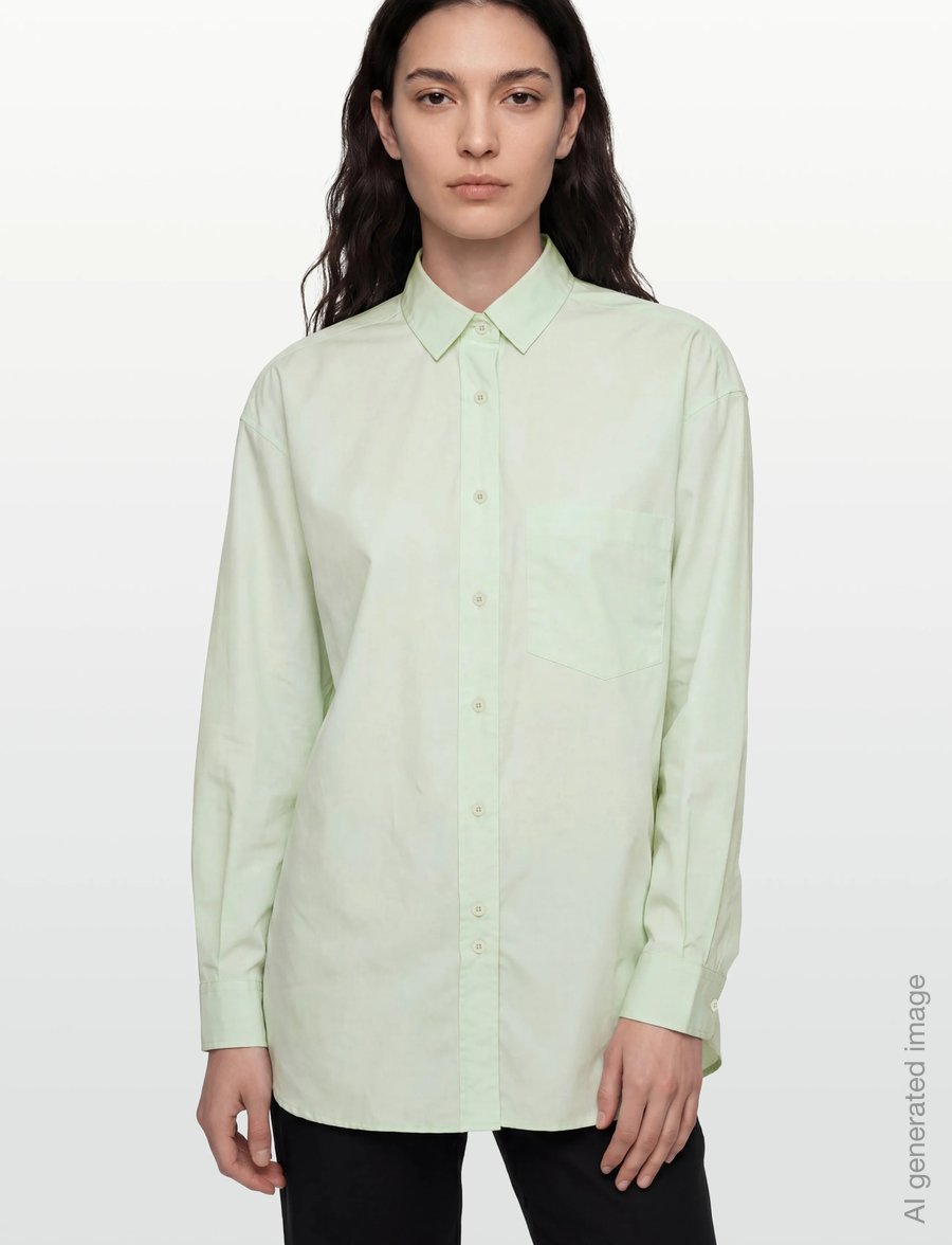 Closed - BASIC SHIRT SHIRTS & BLOUSES FRESH MINT - denimskjorter - fresh mint - 4