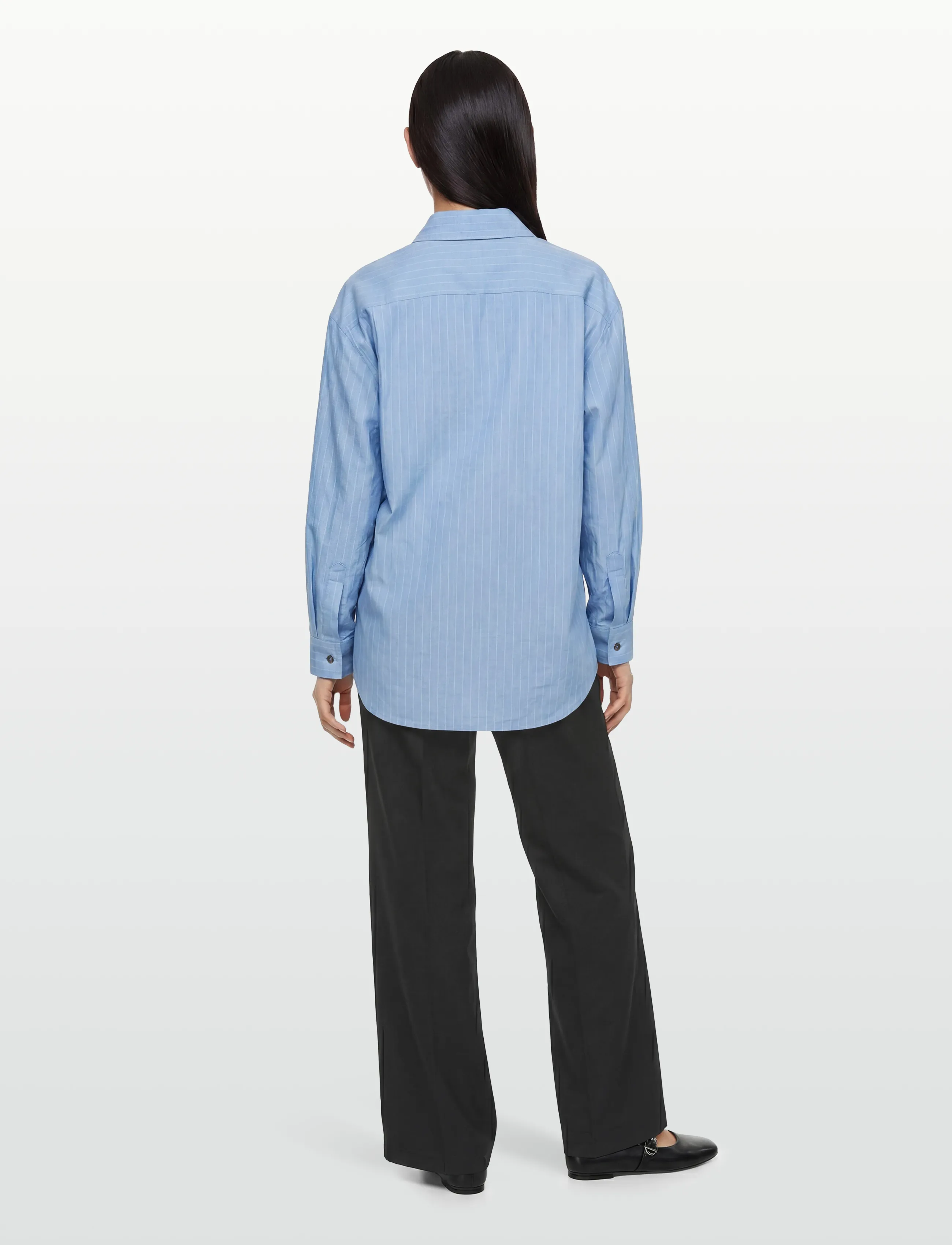 Closed - BASIC SHIRT BLUE MORNING SKY - teksasärgid - blue morning sky - 4
