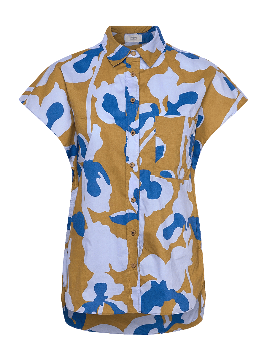 Closed - SHORT SLEEVE SHIRTS & BLOUSES OCEANIC BLUE - teksasärgid - oceanic blue - 1