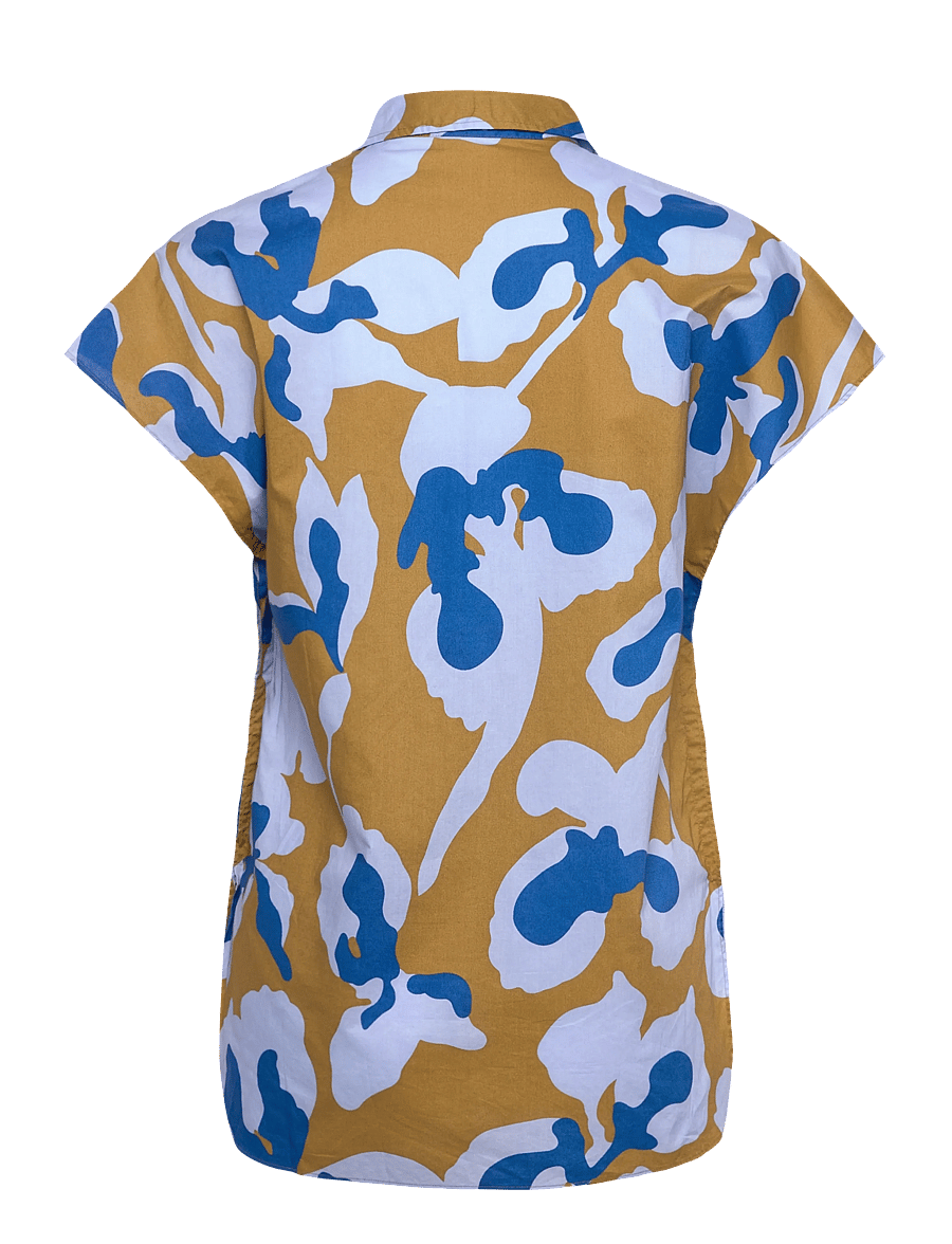 Closed - SHORT SLEEVE SHIRTS & BLOUSES OCEANIC BLUE - teksasärgid - oceanic blue - 2