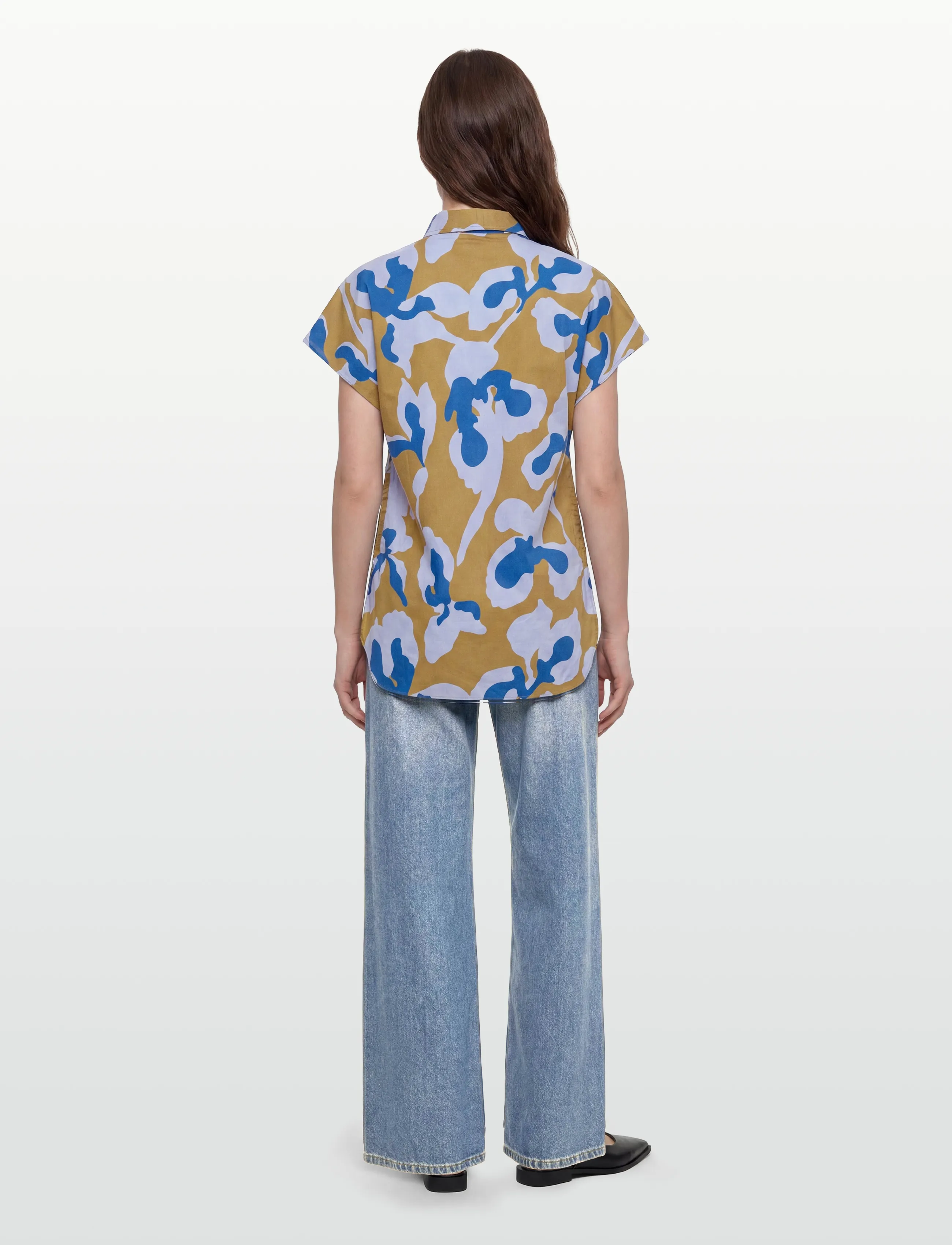 Closed - SHORT SLEEVE SHIRTS & BLOUSES OCEANIC BLUE - teksasärgid - oceanic blue - 4