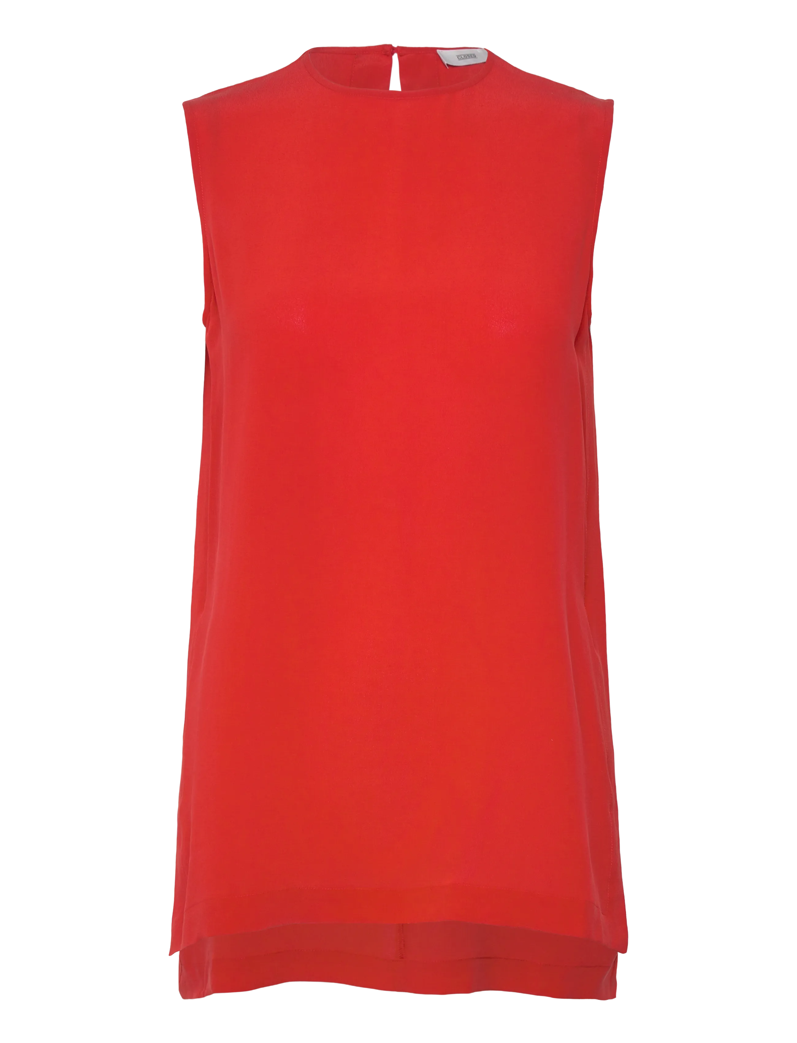 Closed SLIT TOP SHIRTS & BLOUSES FIERY RED - Blusen - FIERY RED / red