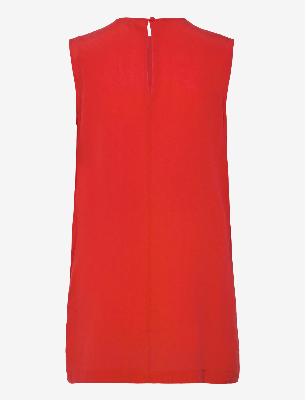Closed - SLIT TOP SHIRTS & BLOUSES FIERY RED - sleeveless blouses - fiery red - 1